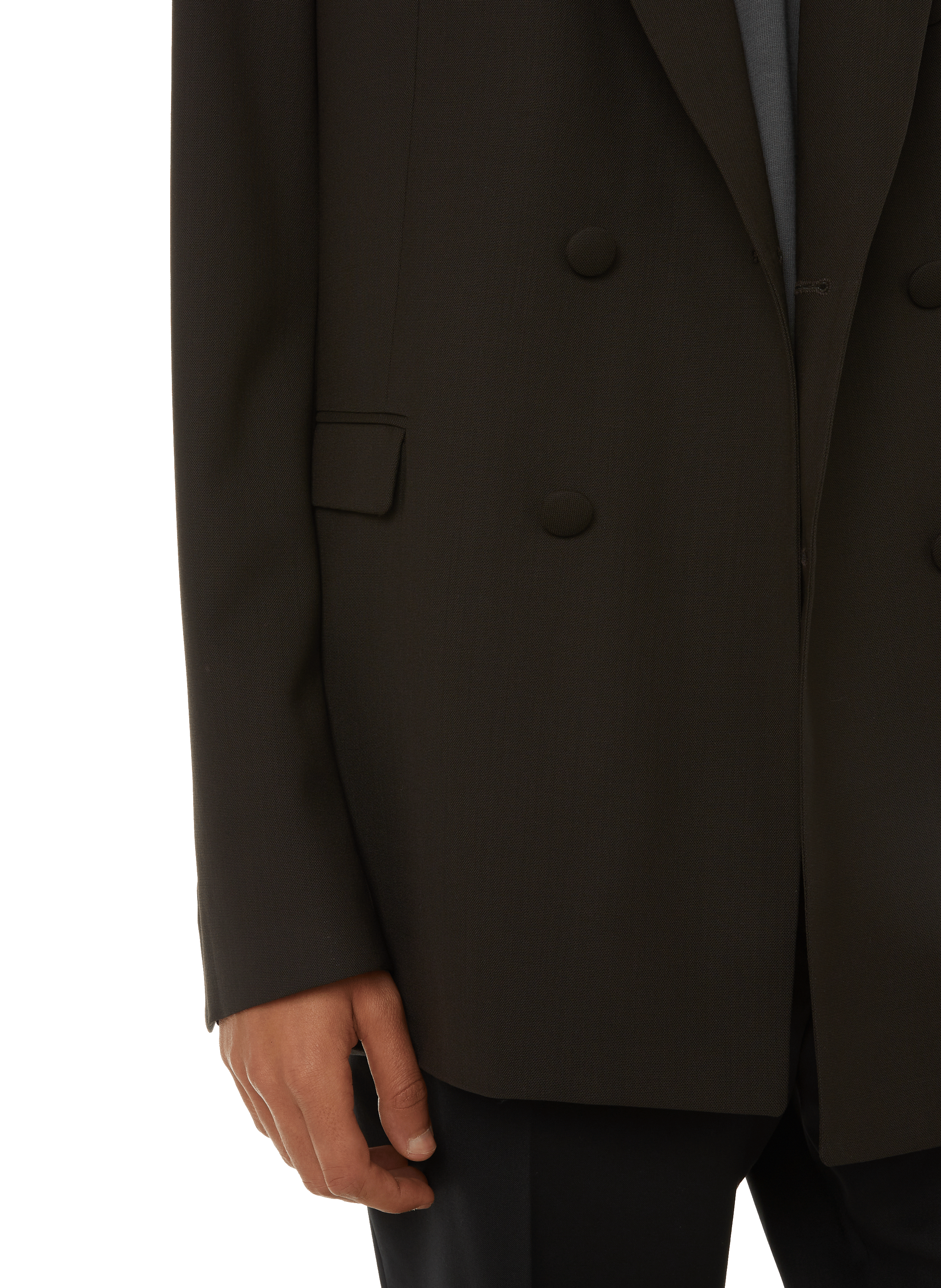 Houndstooth wool jacket SAISON 1865 Brown