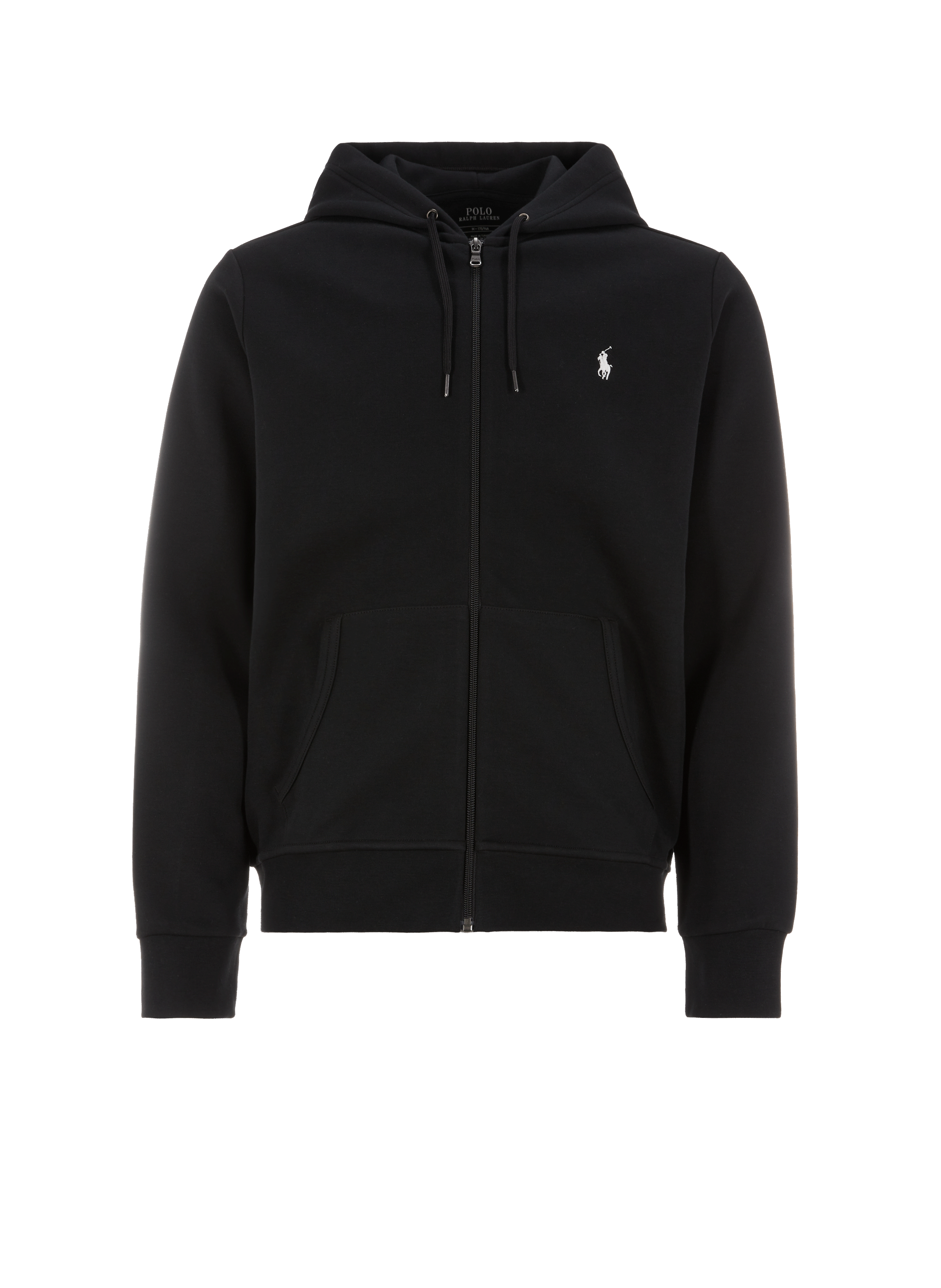 Polo Ralph Lauren Cotton Blend Sweatshirt With Embroidered Logo On The Front In Black