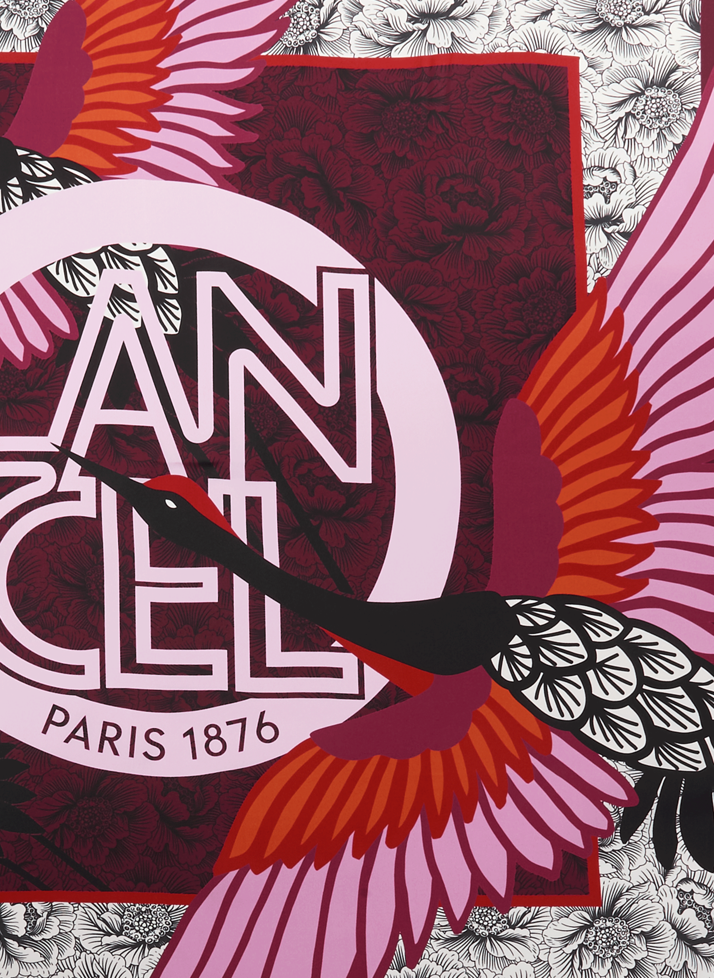 Foulard à motif Roxane en soie