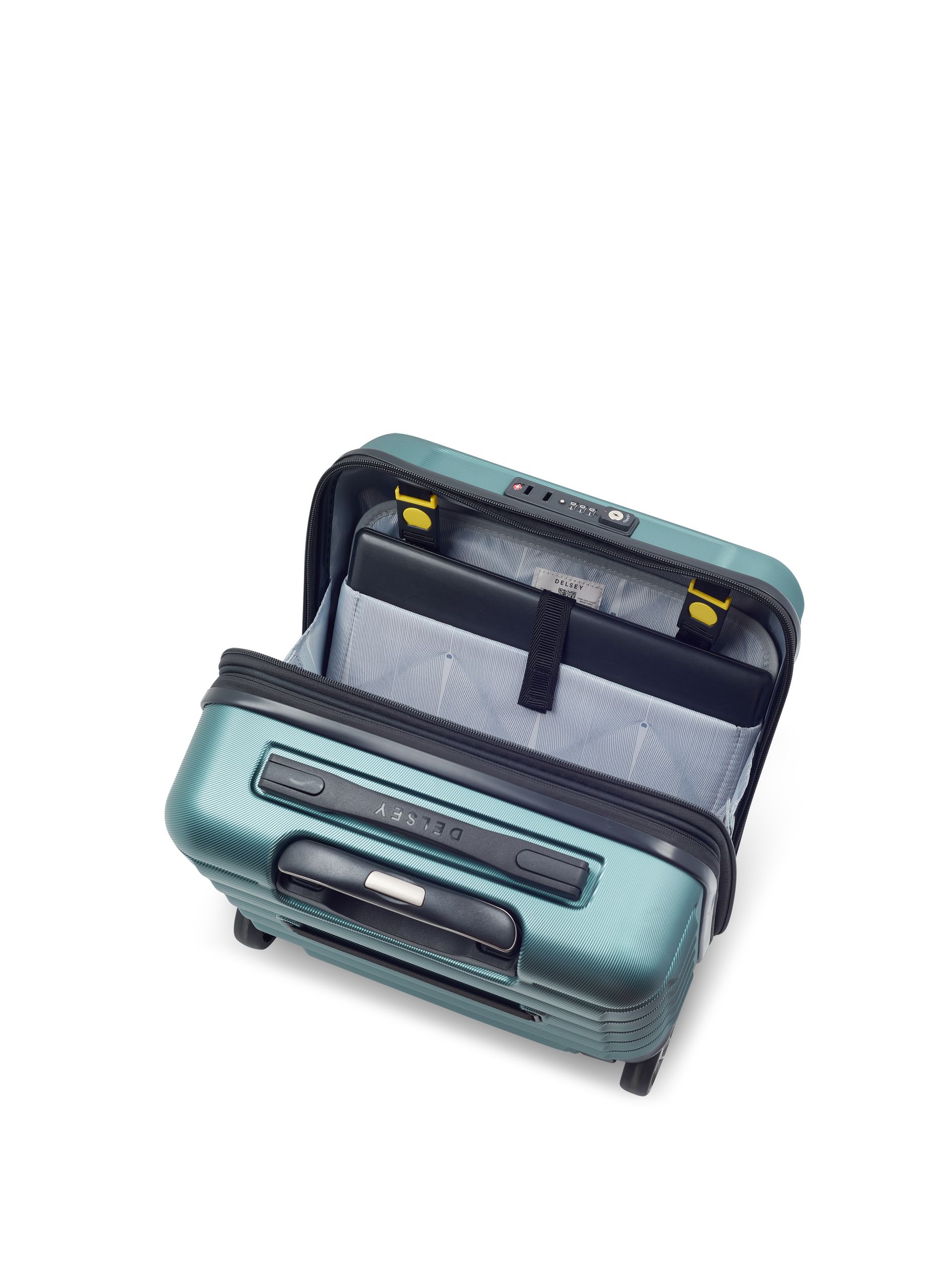 Boardcase cabine  rigide taille xs - shadow 5.0 DELSEY PARIS Vert