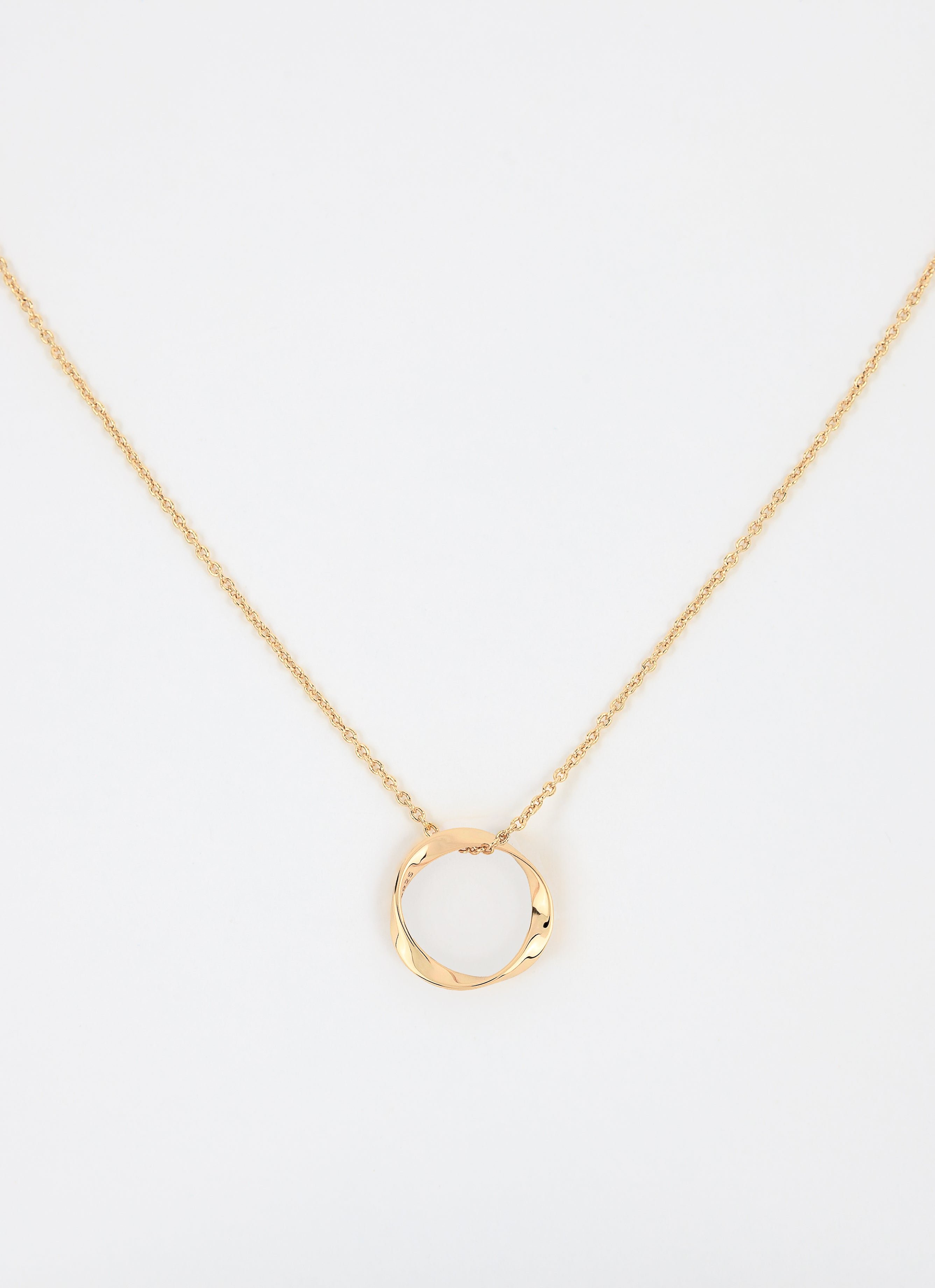 Collier aria argent 925 plaqué or ANNA SOTTILOTTA Doré