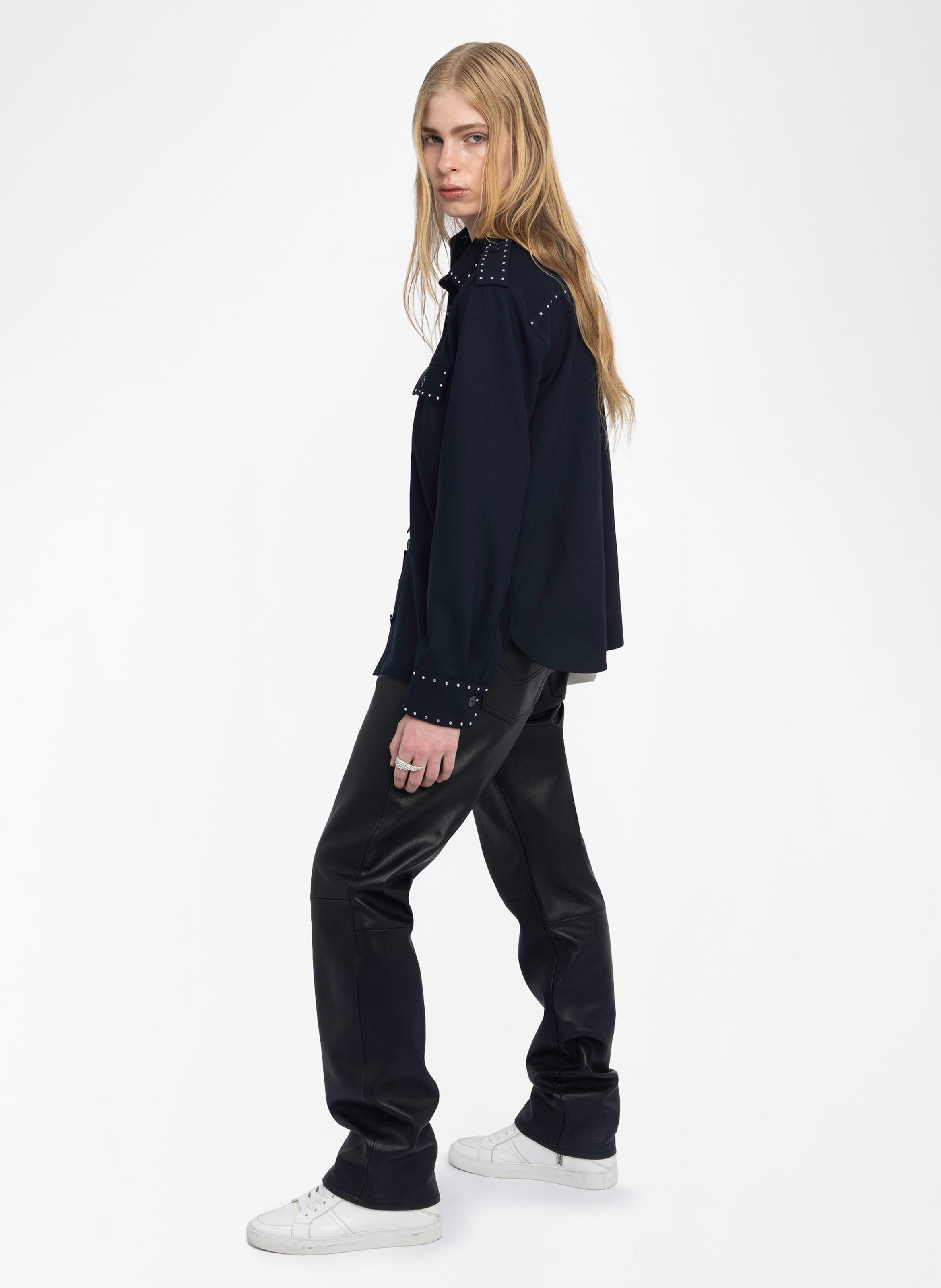 Surchemise droite à strass taskam ZADIG&VOLTAIRE Bleu