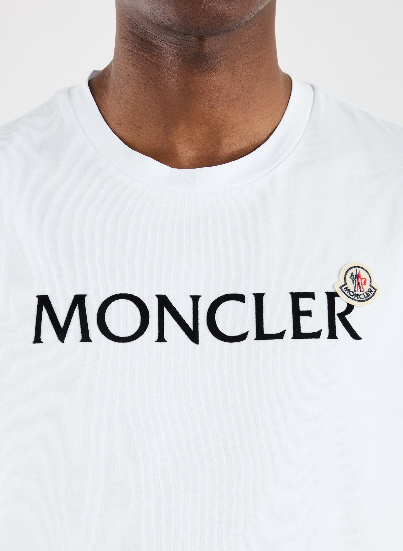 Cotton Logo T-shirt MONCLER White