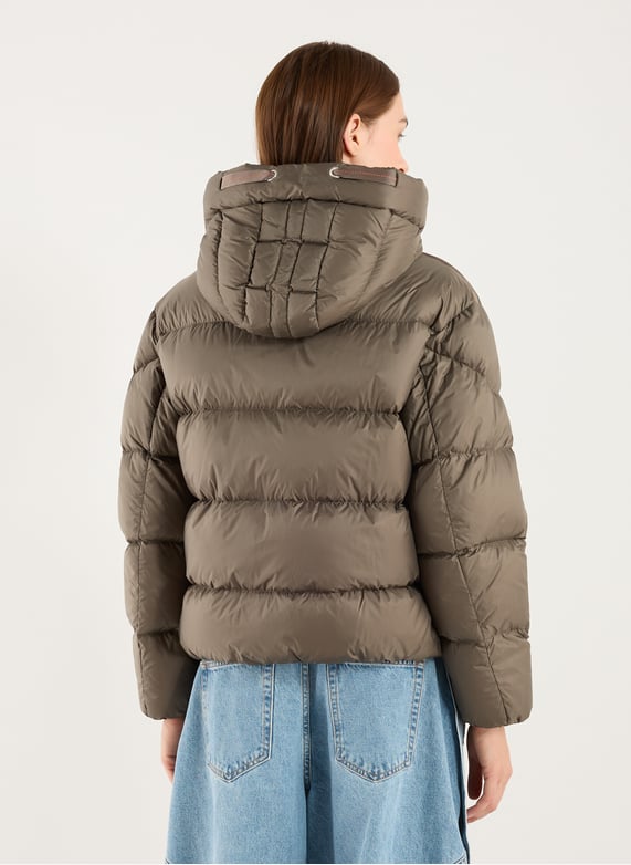 Doudoune Tilly à capuche matelassée | Gris by PARAJUMPERS Doudoune Tilly à capuche matelassée Gris