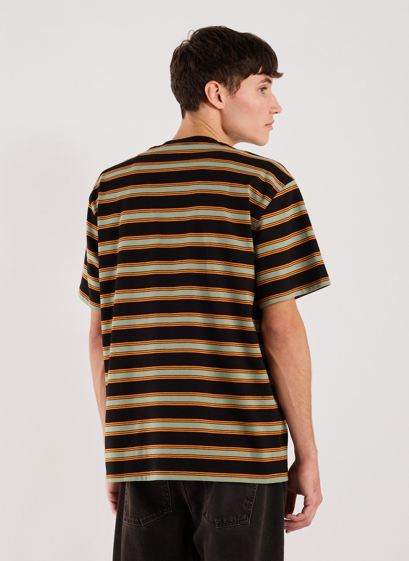 Striped T-shirt DICKIES Black