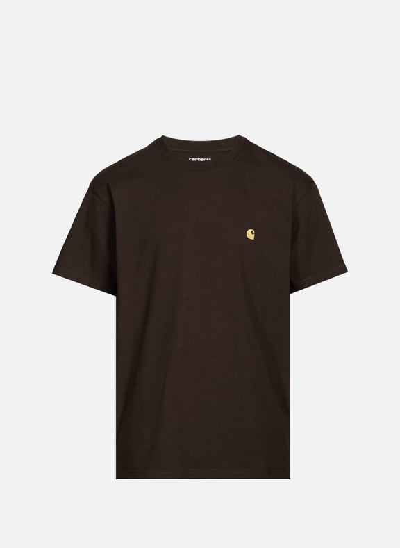 Straight-fit cotton T-shirt Brown by CARHARTT WIP CARHARTT WIP Straight-fit cotton T-shirt Brown