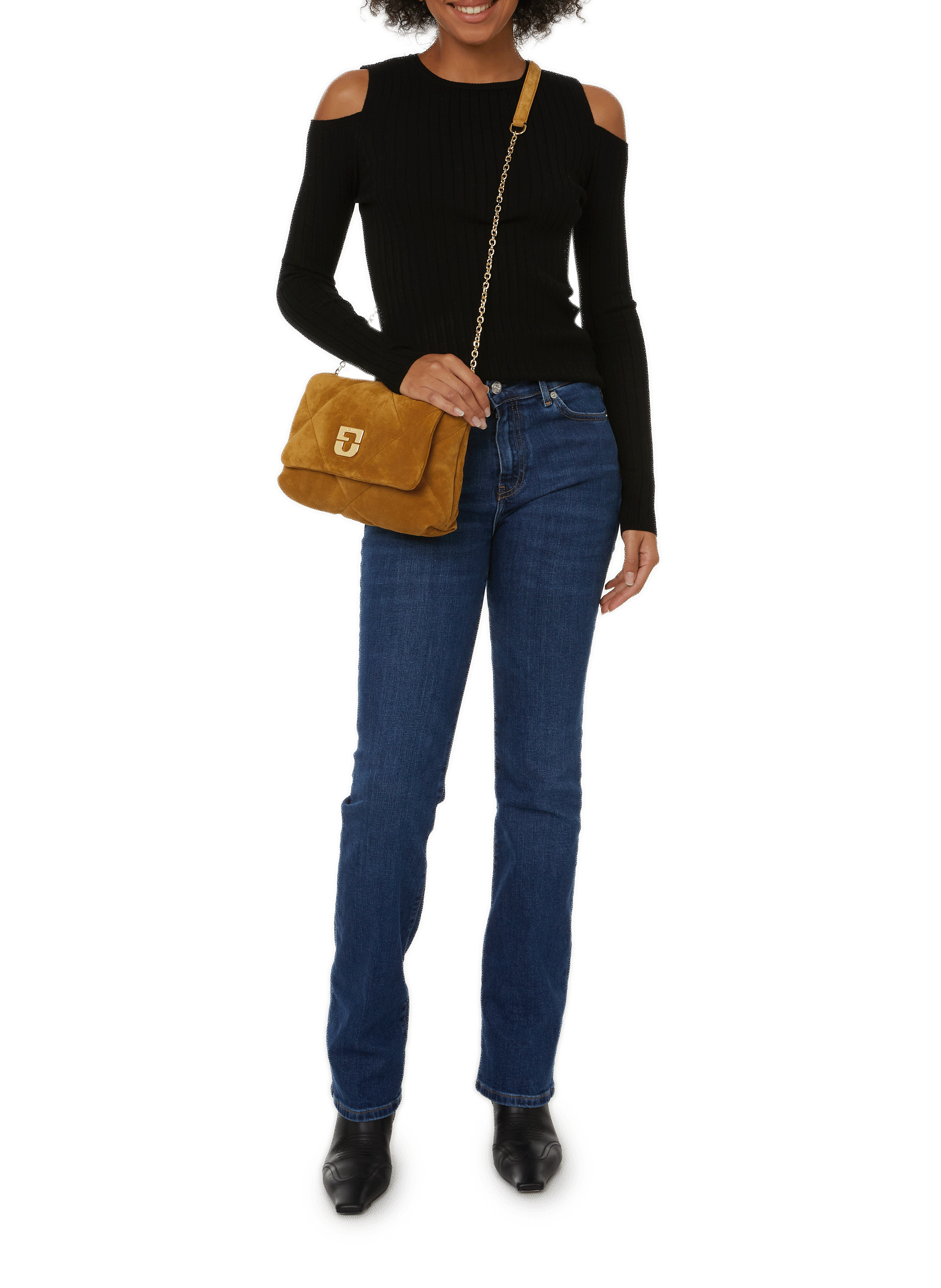 Boucle d'oreilles créoles en or jaune YVONNE LÉON Multicolore