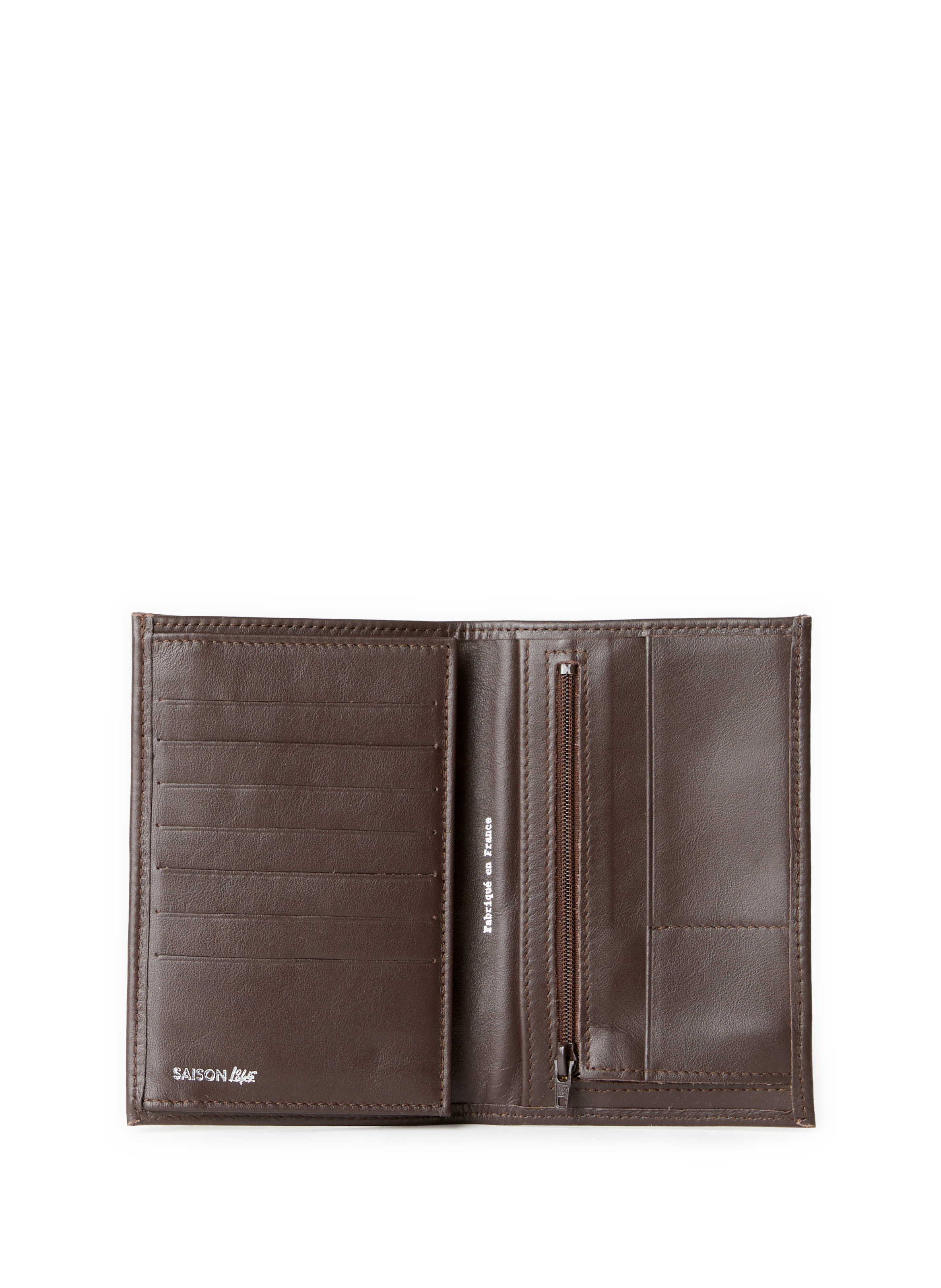  Leather wallet SAISON 1865 Brown