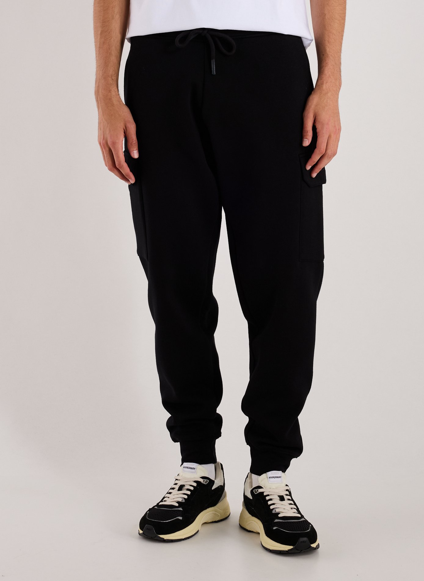 GERTRUDE ET GASTON Pantalon de survêtement en coton mélangé Noir