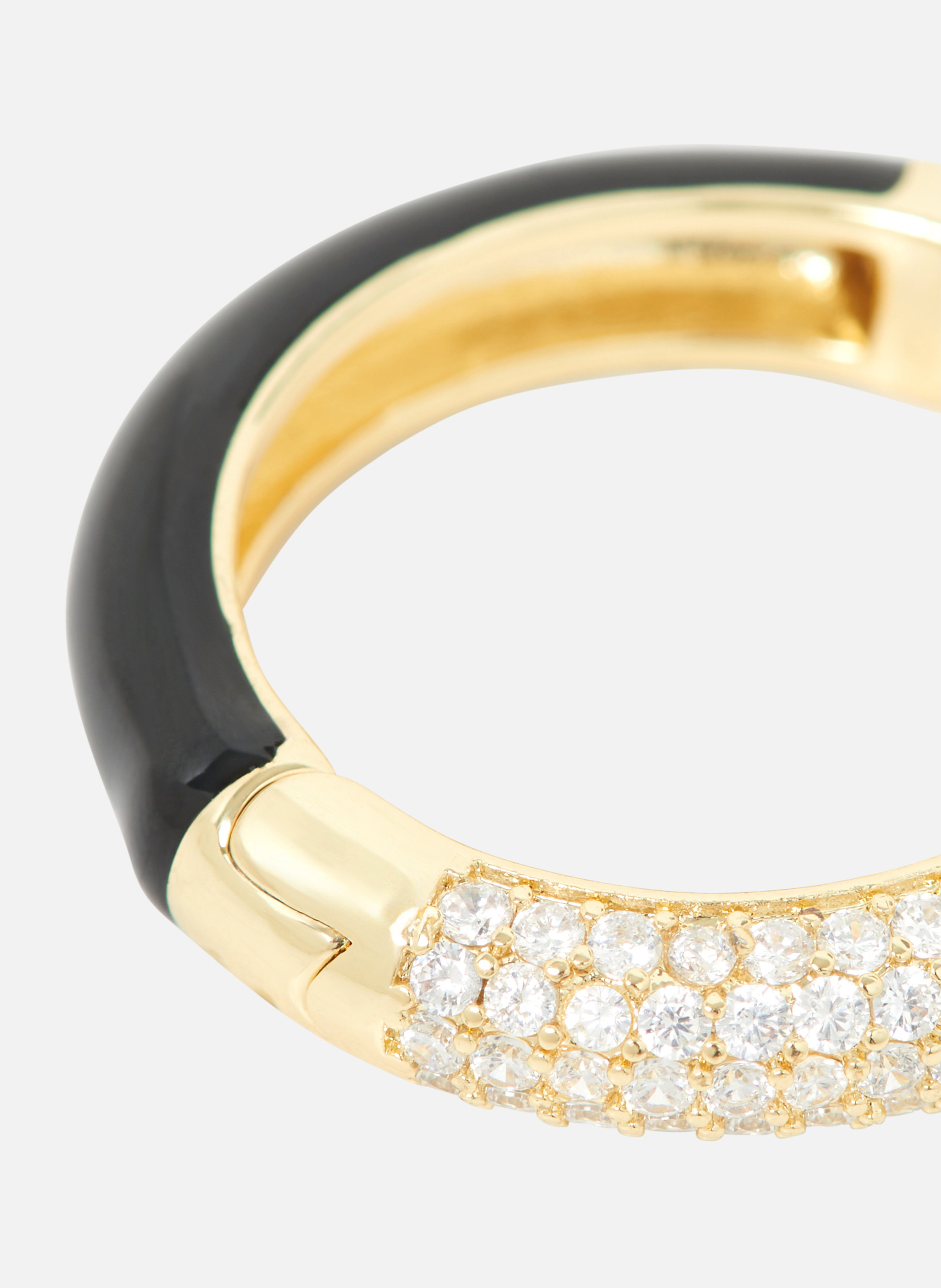 Ear cuff avec strass THE KOOPLES Jaune