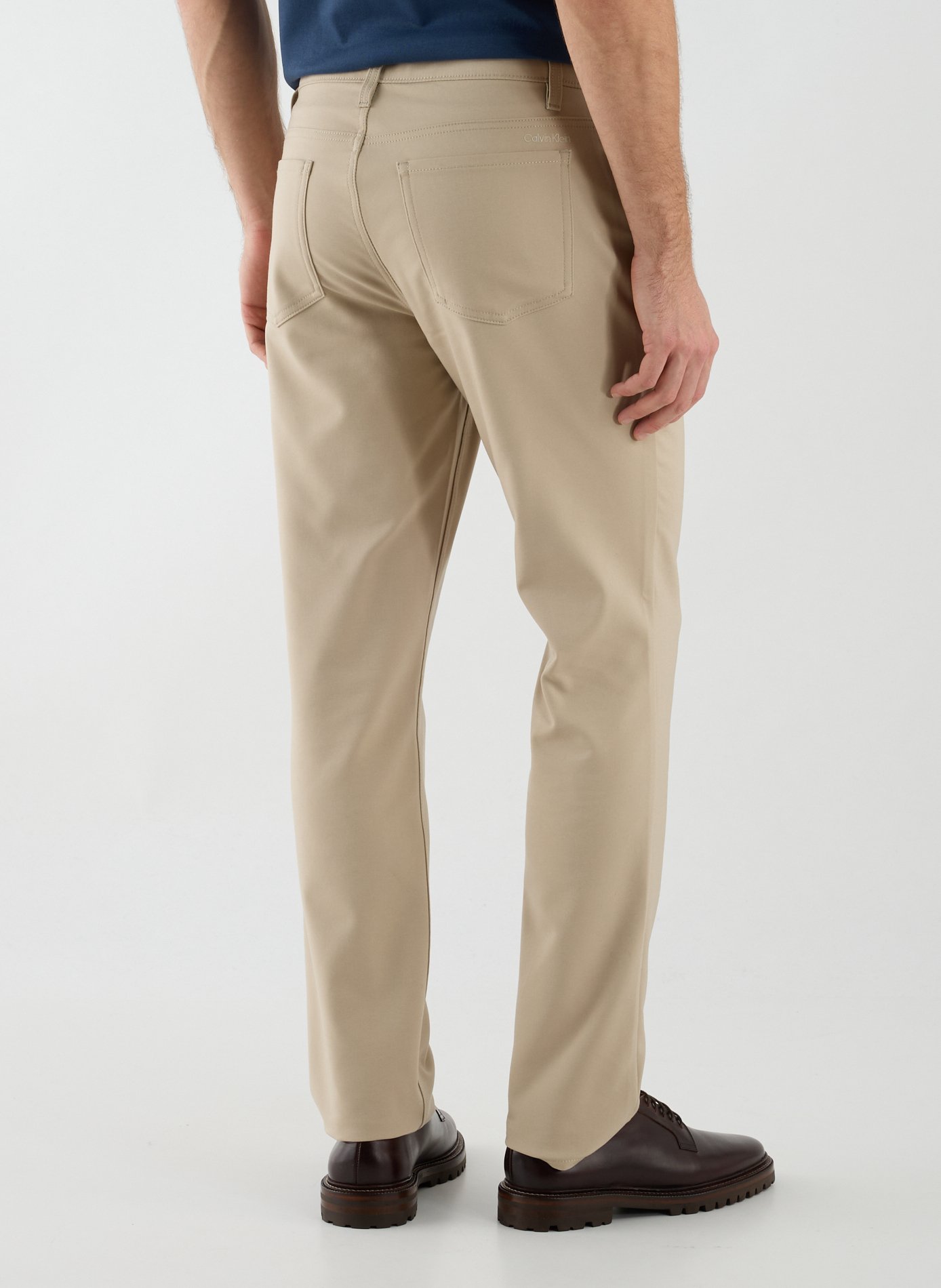 Bedford slim-fit cotton trousers CALVIN KLEIN Beige