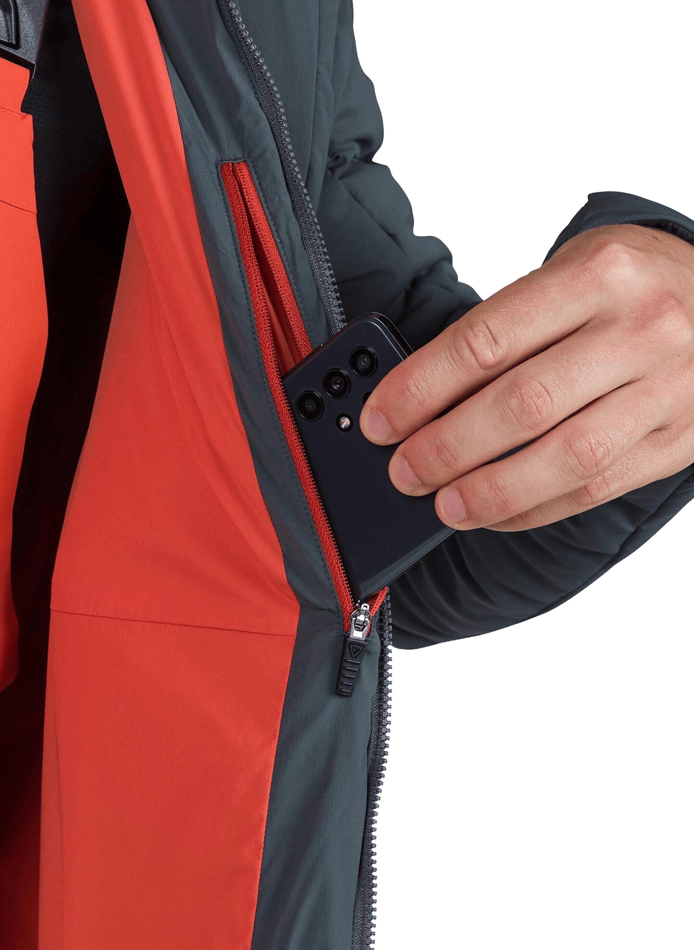 Hoodie à glissière ROSSIGNOL Gris