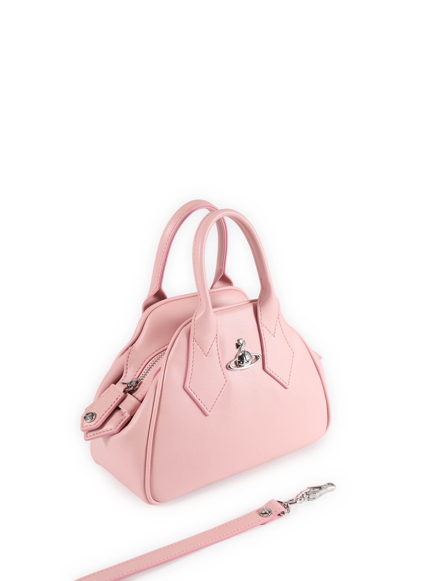 Sac à main uni VIVIENNE WESTWOOD Rose