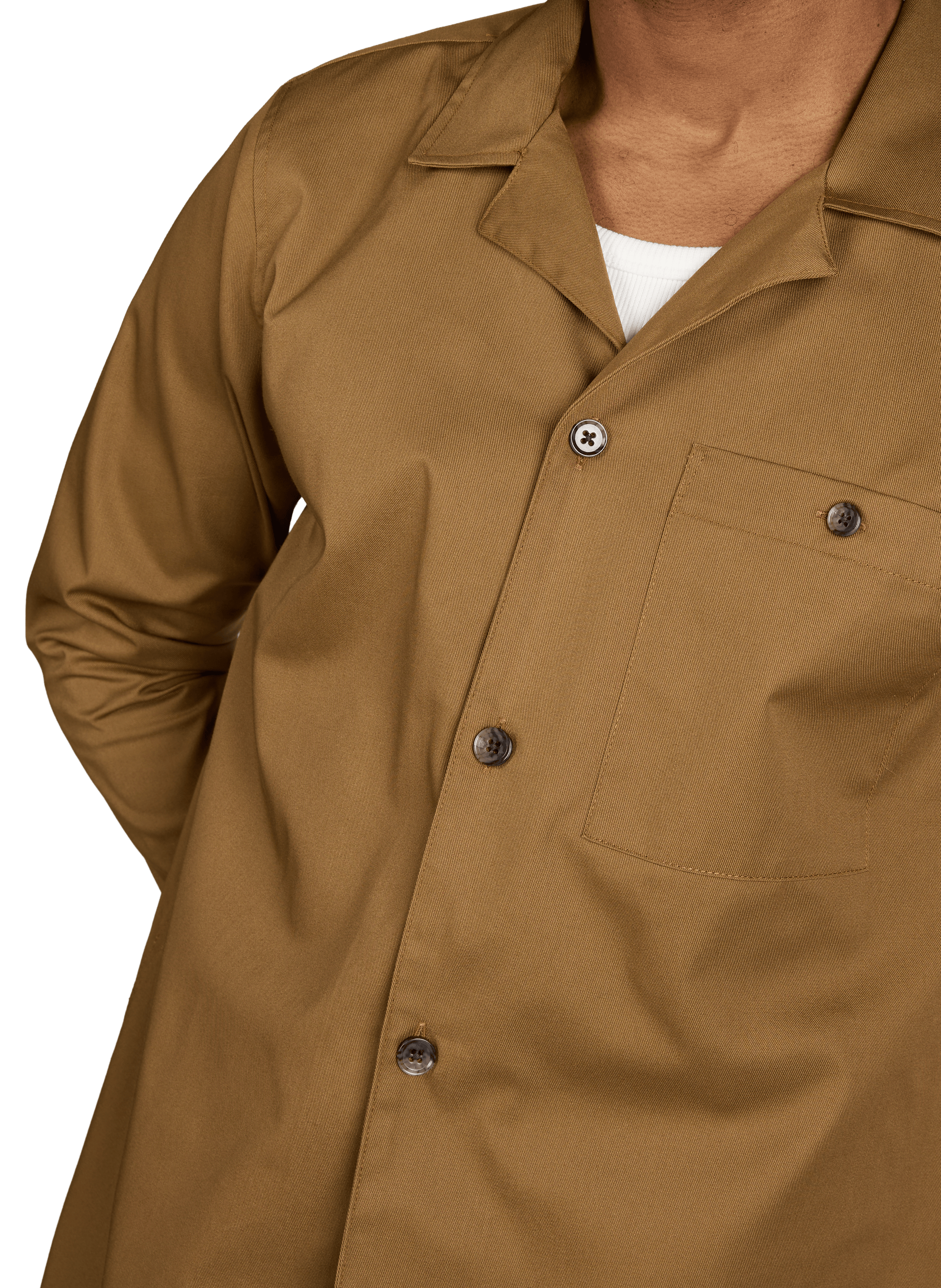 Chemise Jasper en coton LES DEUX Beige