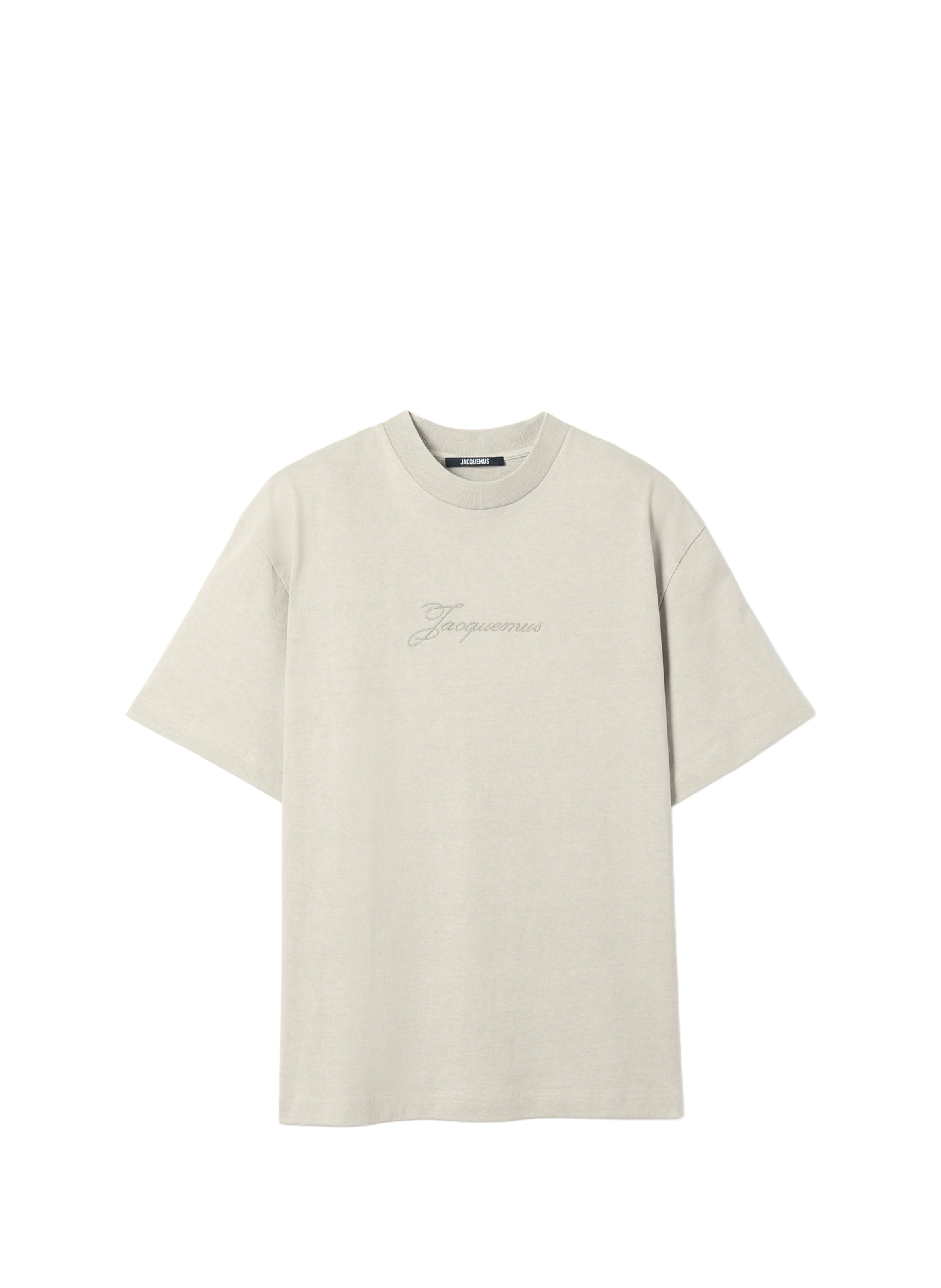 Classic Cotton T-Shirt JACQUEMUS Beige