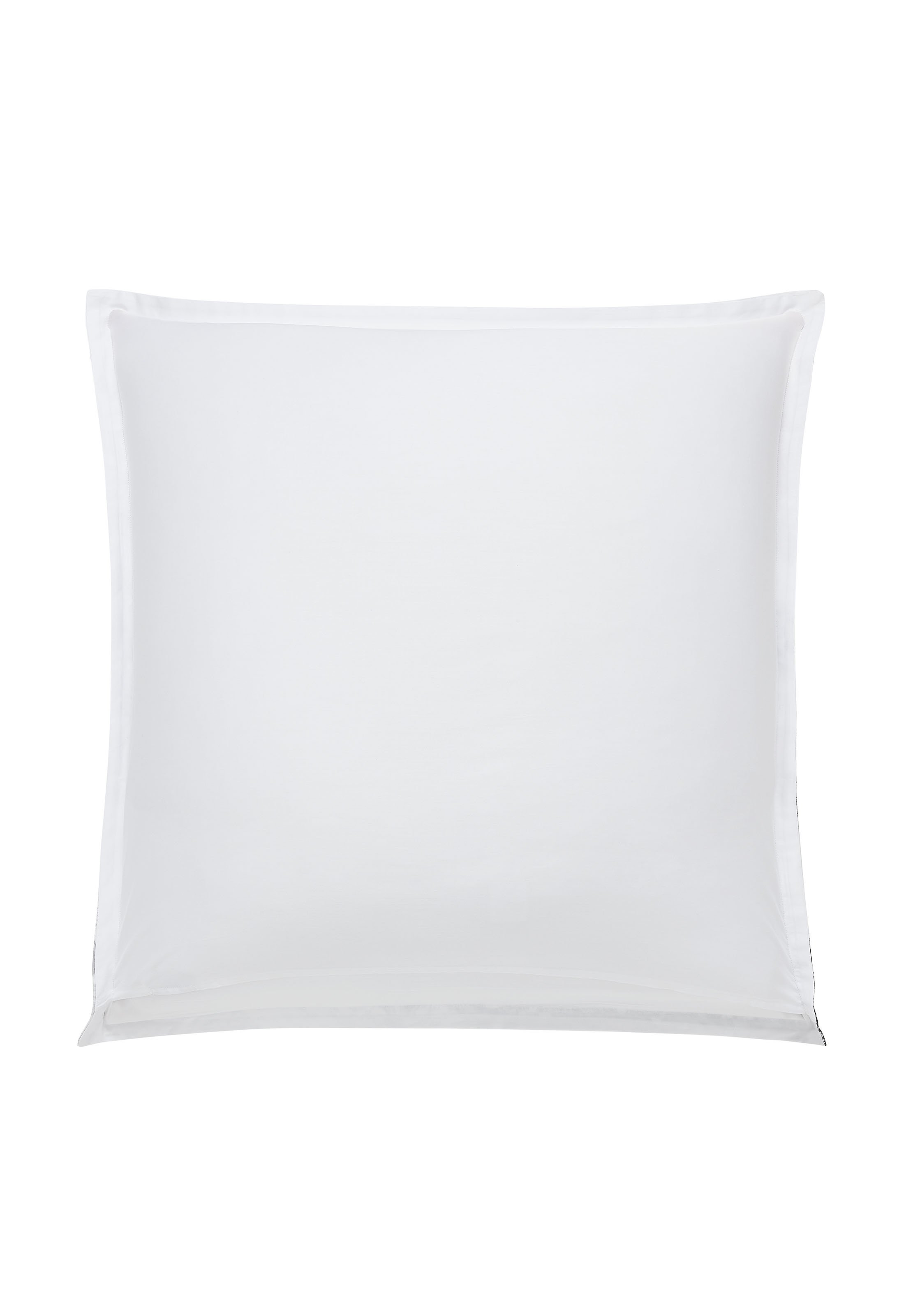 Taie d'oreiller imprimée en satin de coton bio, dune ALEXANDRE TURPAULT Noir