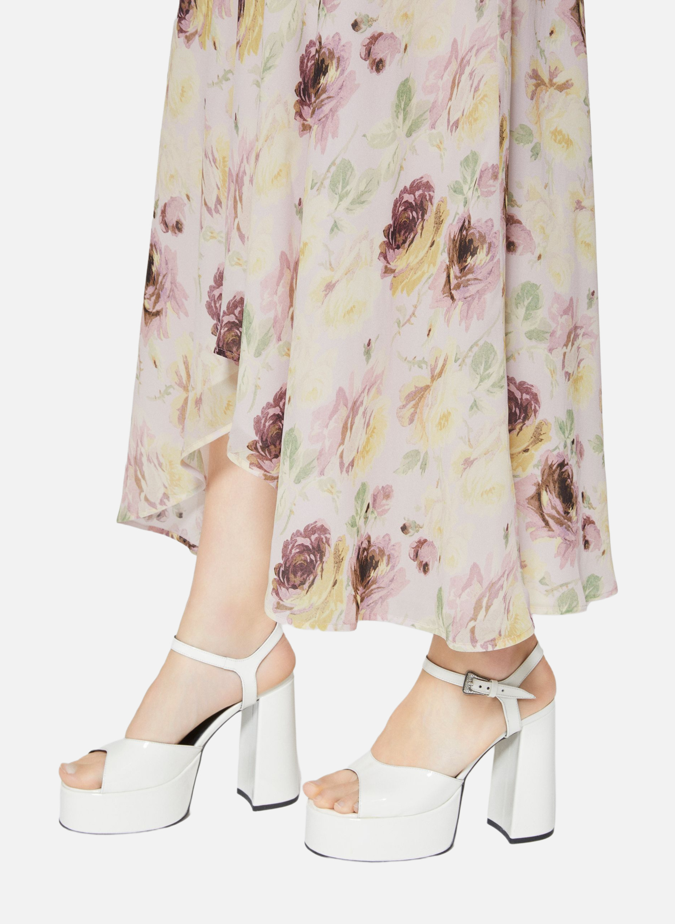 Jupe longue imprimé THE KOOPLES Rose