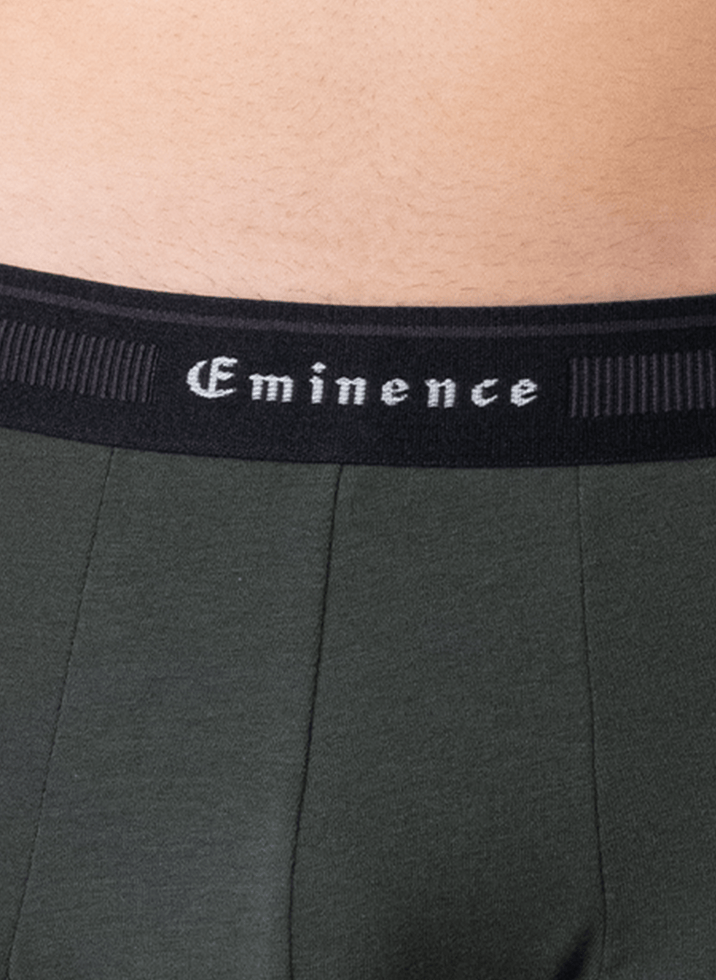 Lot de 3 boxers unis en coton mélangé EMINENCE Multicolore