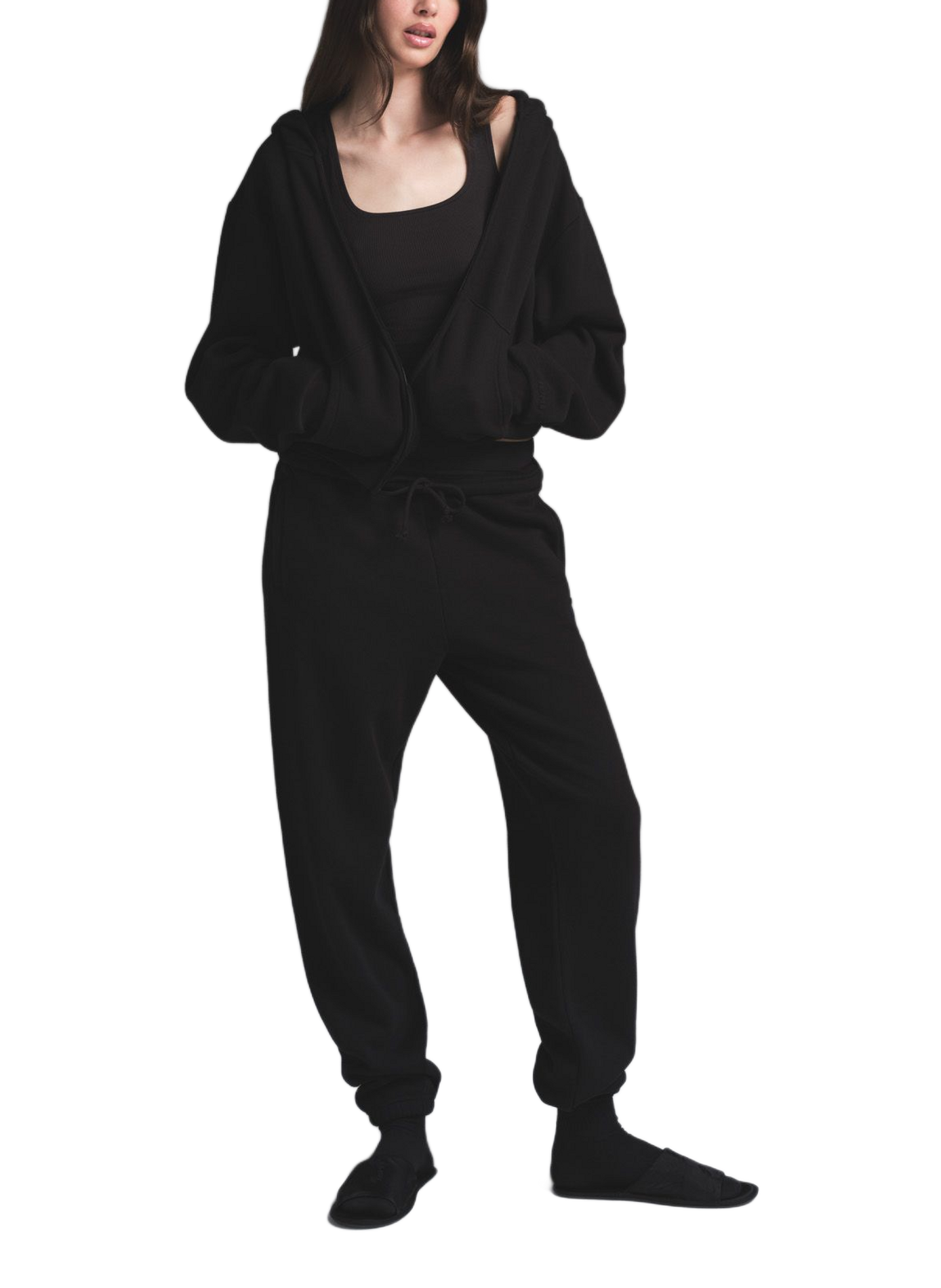 Cotton sweatshirt SKIMS Black