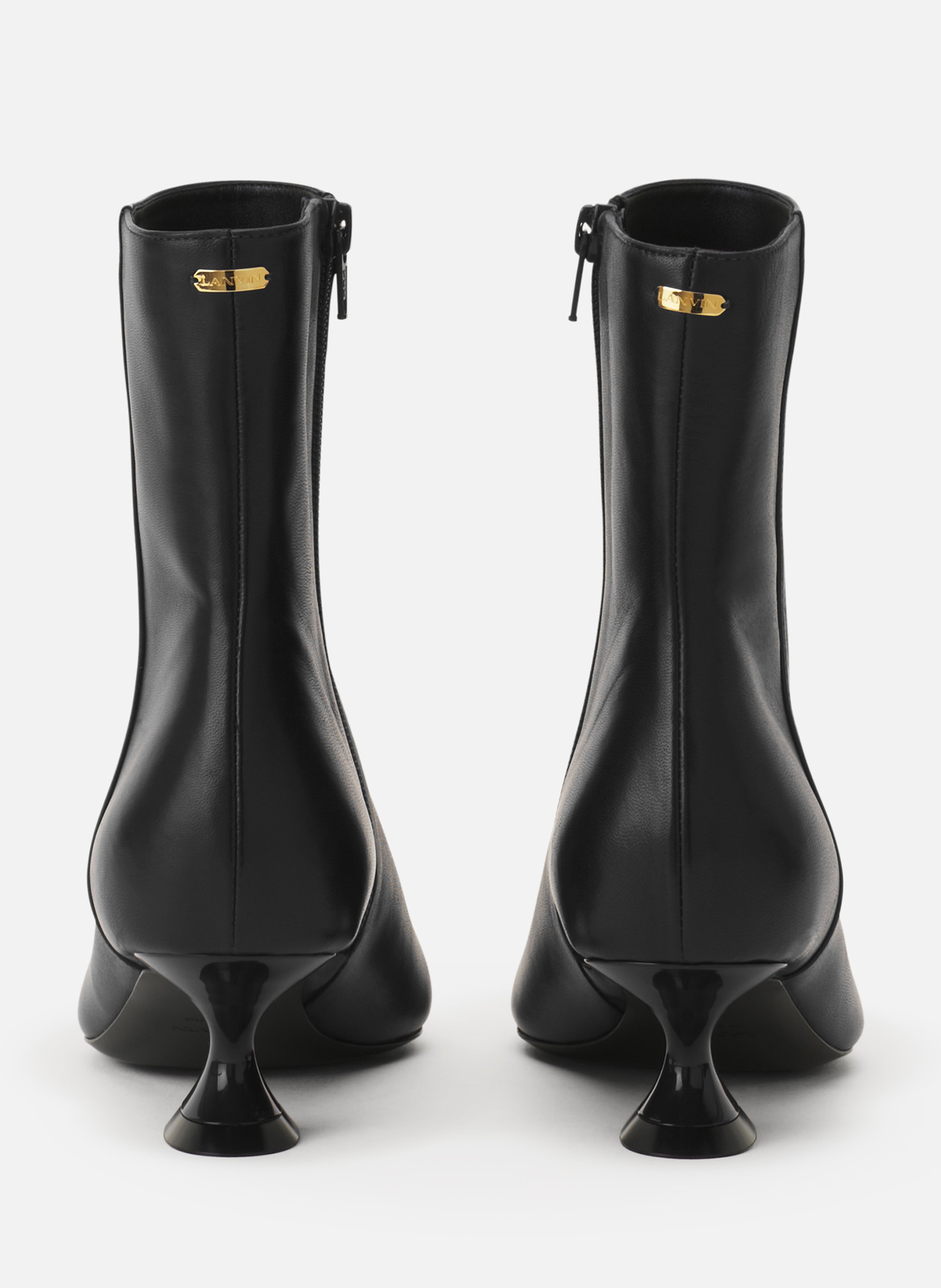 Bottine midnight step en cuir LANVIN Noir
