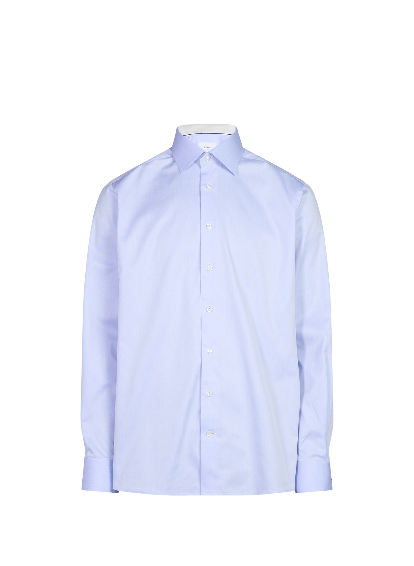 Slim-fit katoenen overhemd ETON Blauw