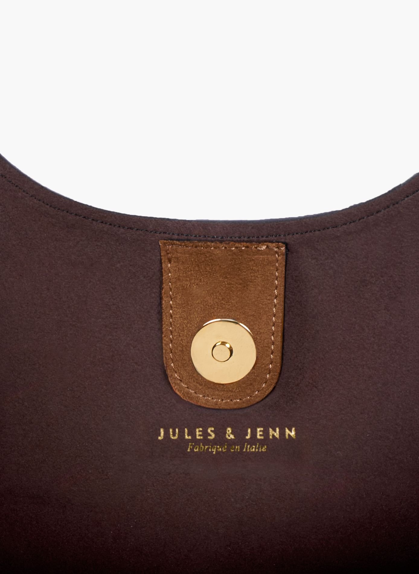 Sac cabas sybil cuir daim JULES & JENN Marron