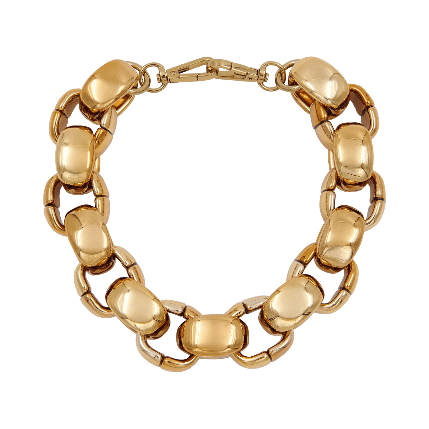 Collier à maillons épais kurve ESSENTIEL ANTWERP Doré