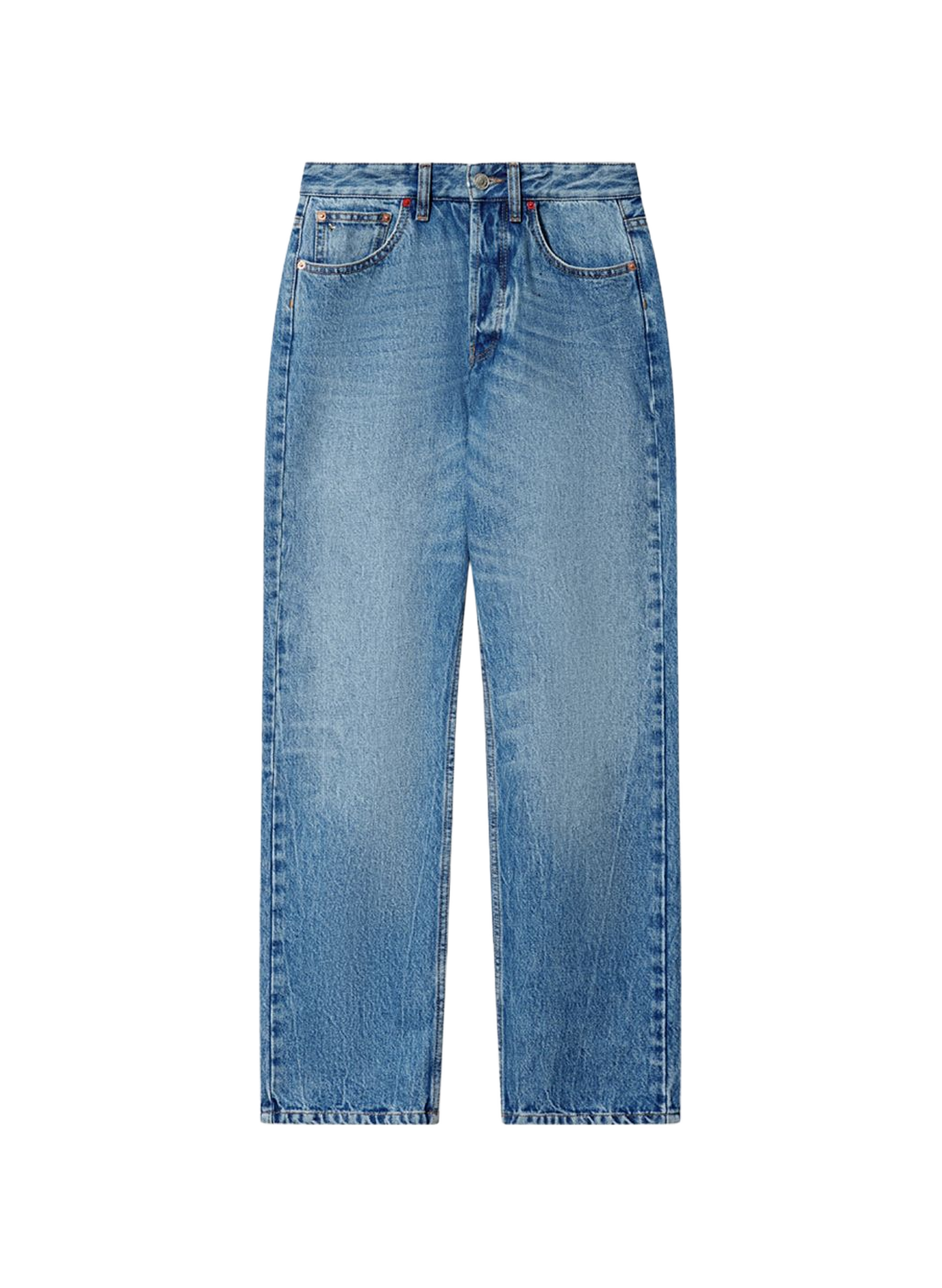 DAYA REGULAR cotton denim jeans ISABEL MARANT Blue