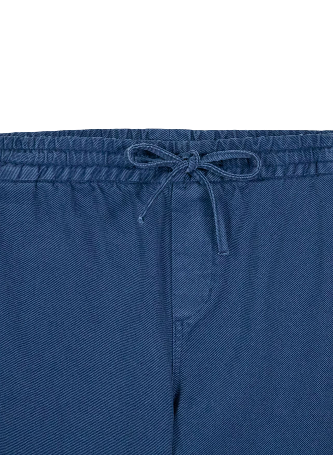 Pantalon chino à taille élastiquée en coton FAGUO Bleu