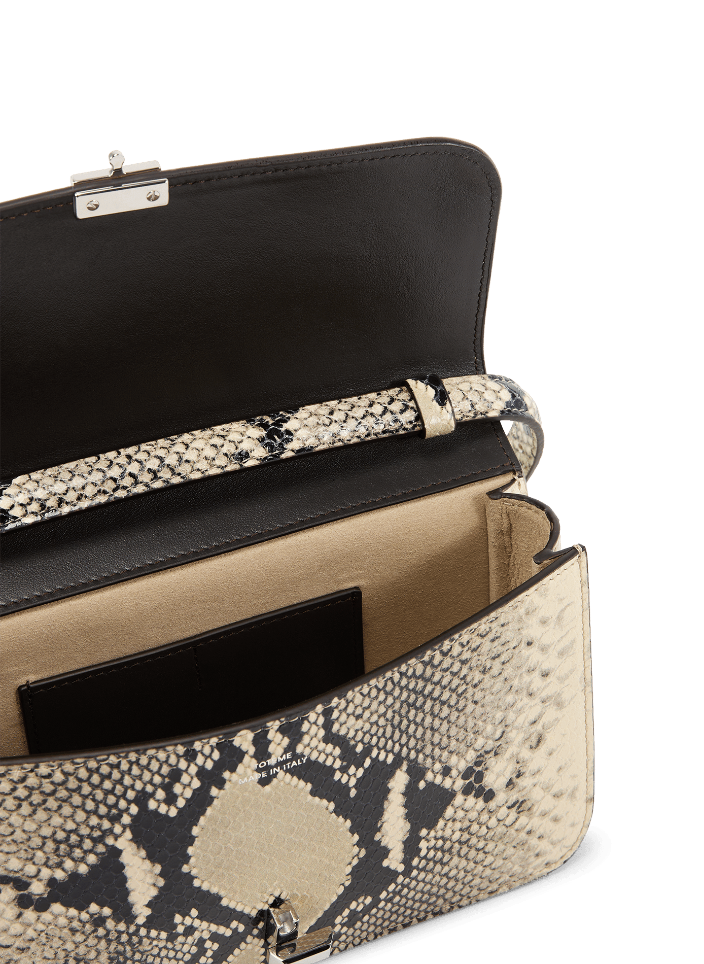 Sac à bandoulière texturé en cuir TOTEME Mehrfarbig