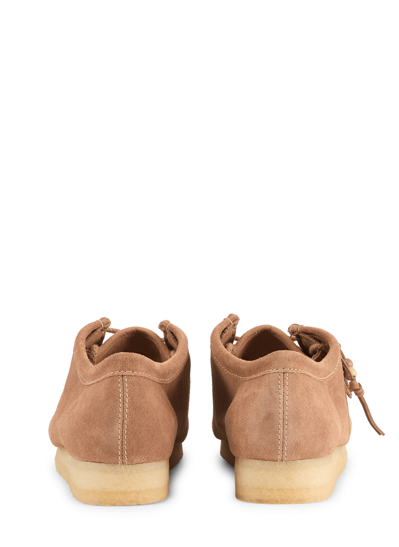 Derbies Wallabee en cuir suédé CLARKS Marron