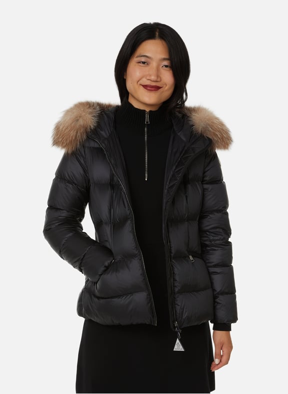 Doudoune femme fourrure sales moncler