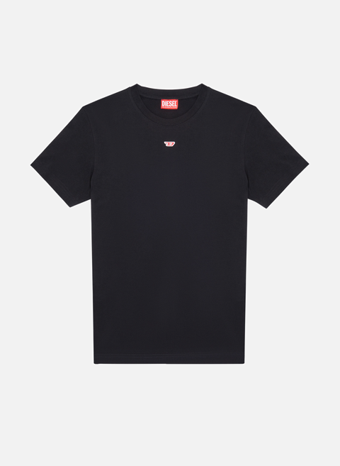 T-shirt with embroidered logo BlackDIESEL 
