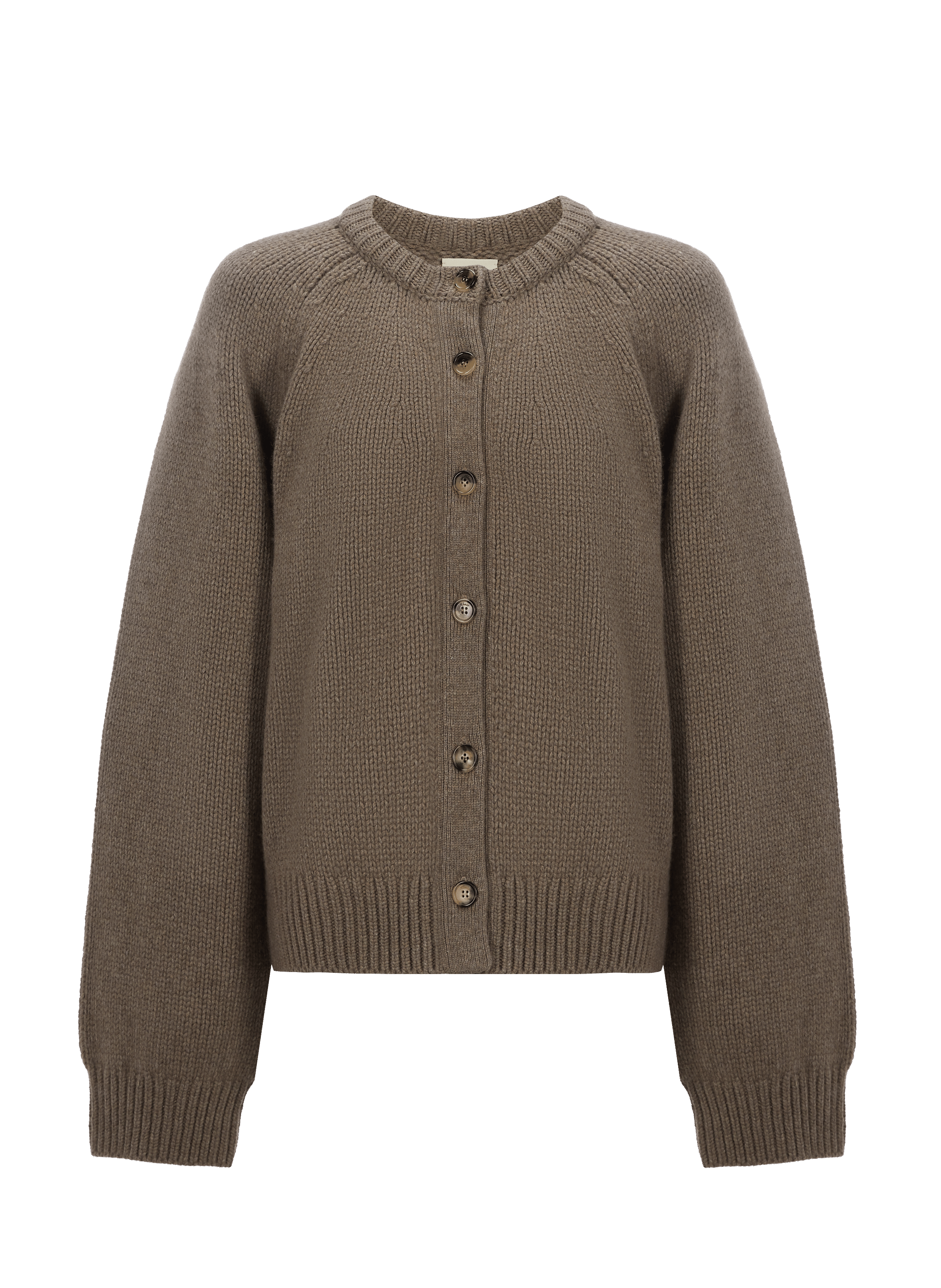 Cardigan en chanvre KHAITE Marron