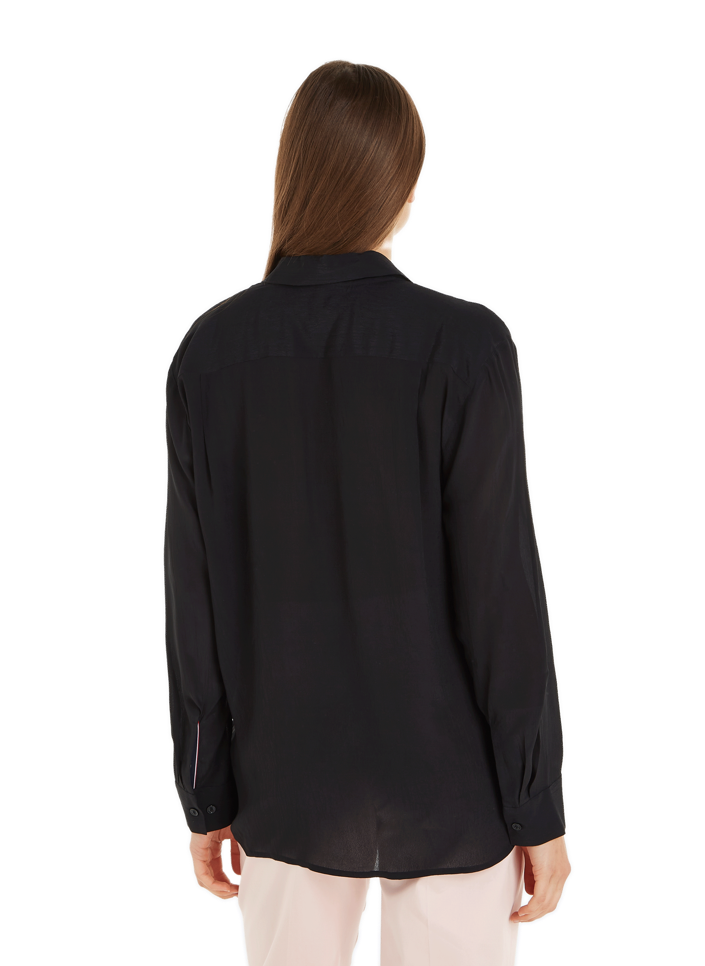 Straight shirt TOMMY HILFIGER Black