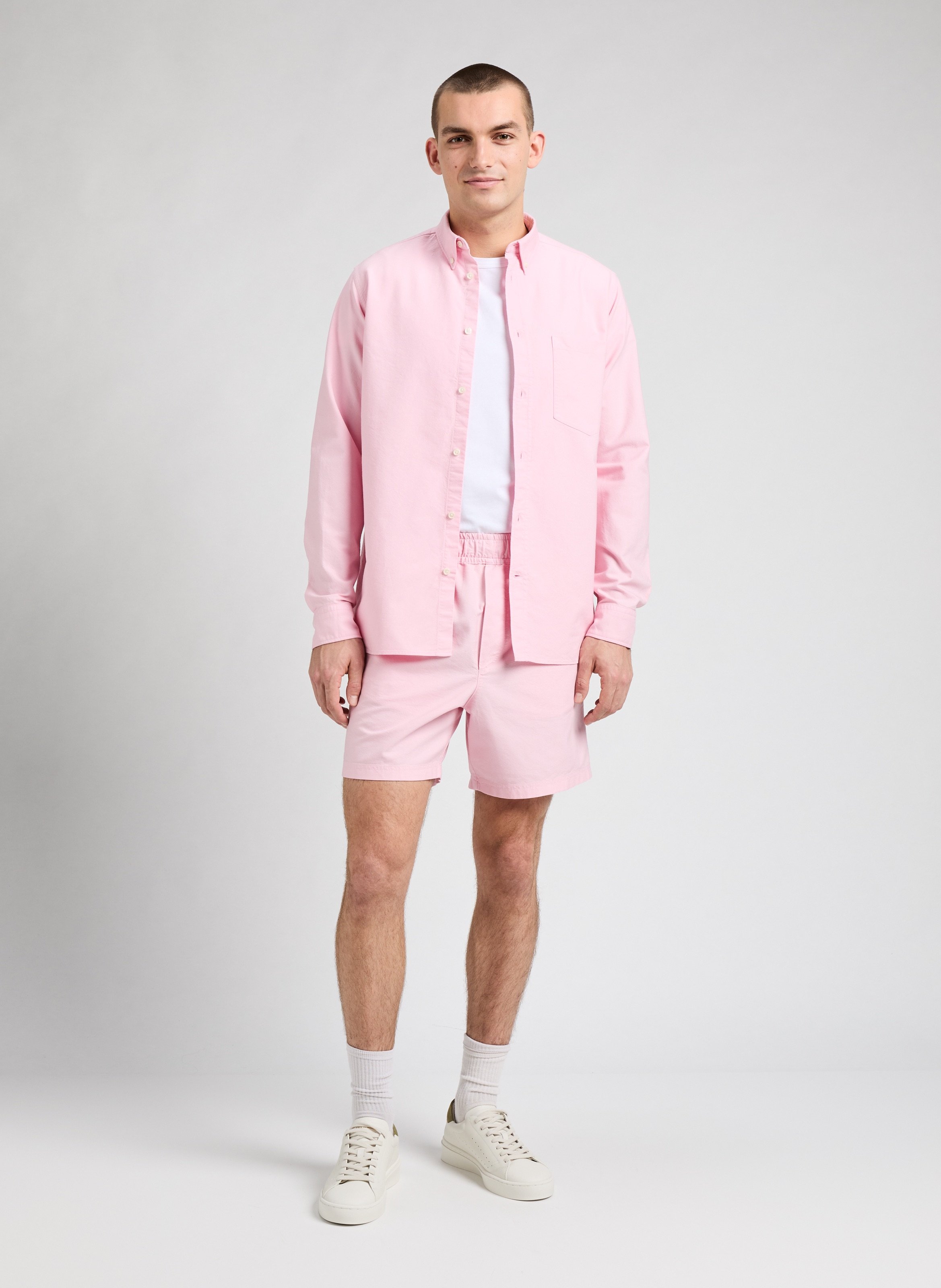 Amen cotton shirt SAISON 1865 Pink