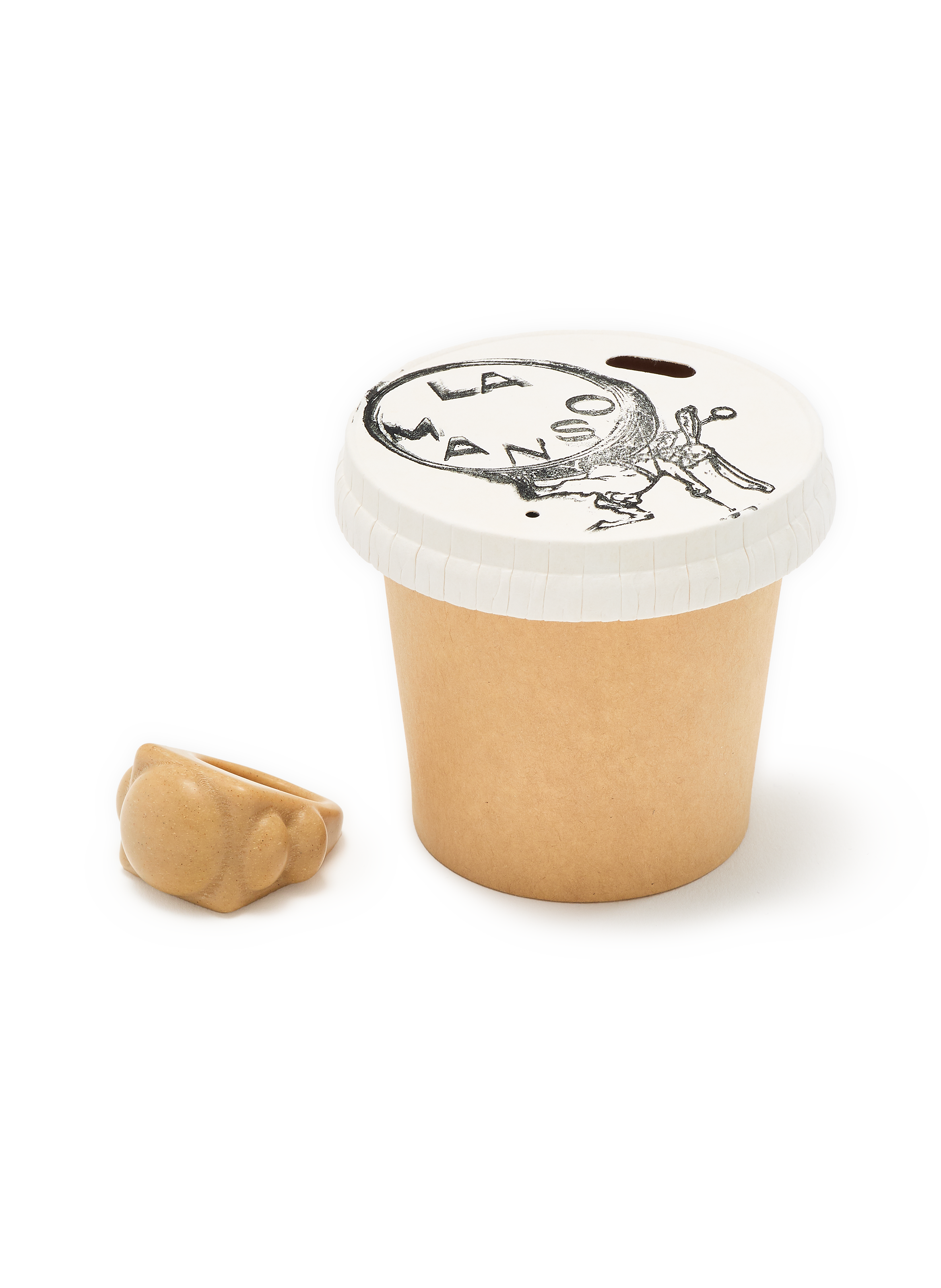 Bague All in one concha LA MANSO Marron