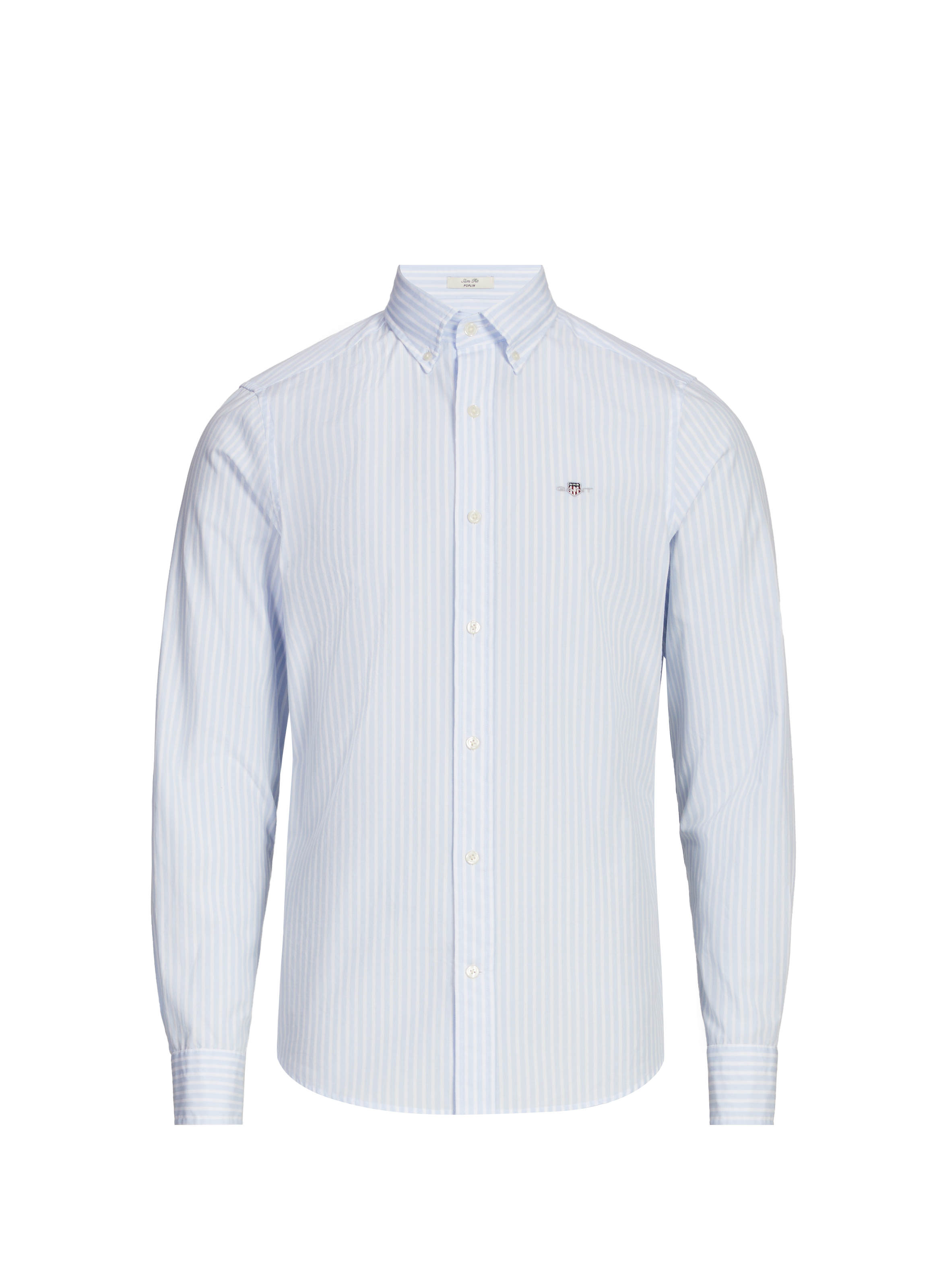 Chemise rayée en coton GANT Bleu