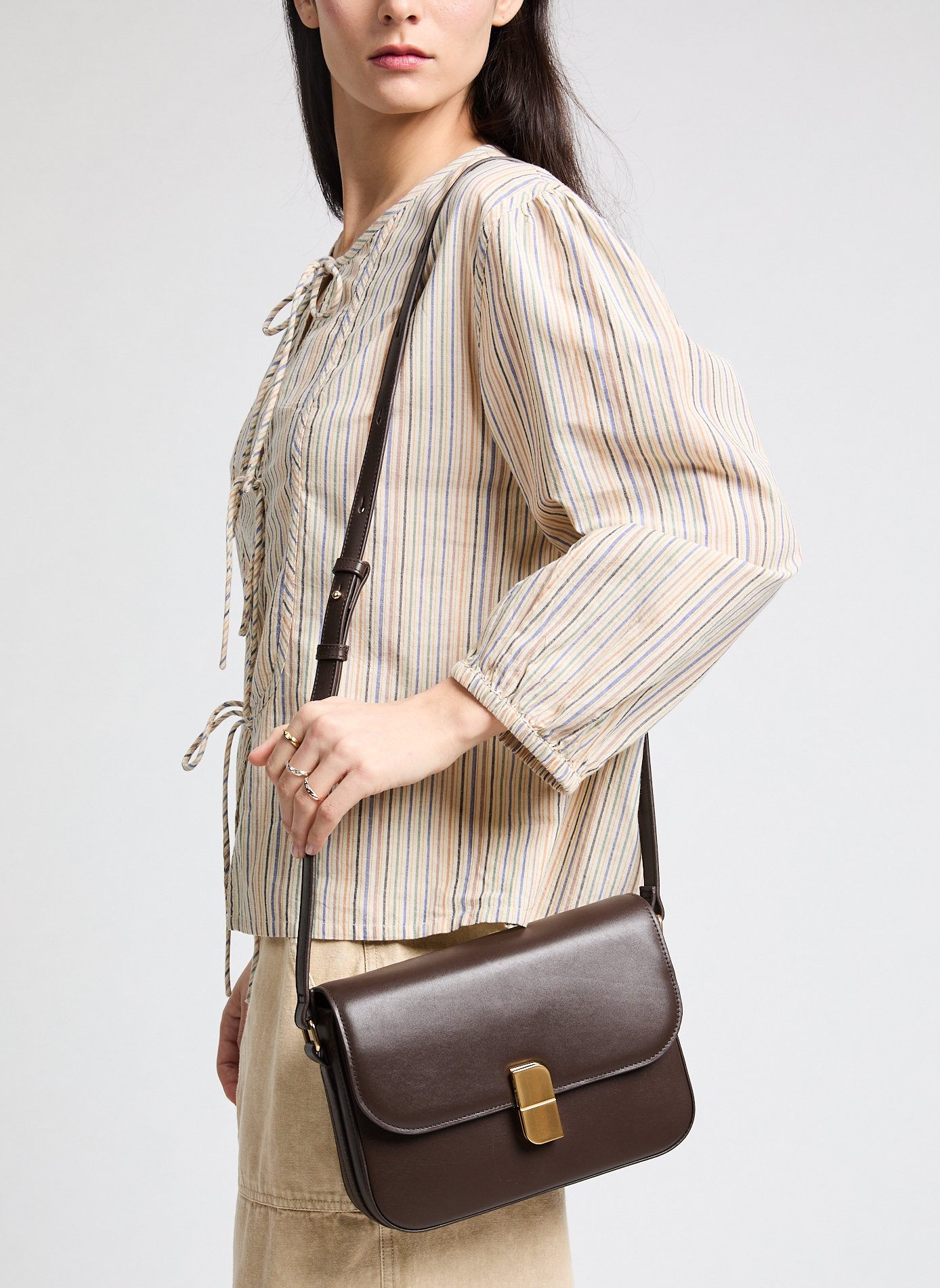 Sac à bandoulière Alice NAT &amp; NIN Marron