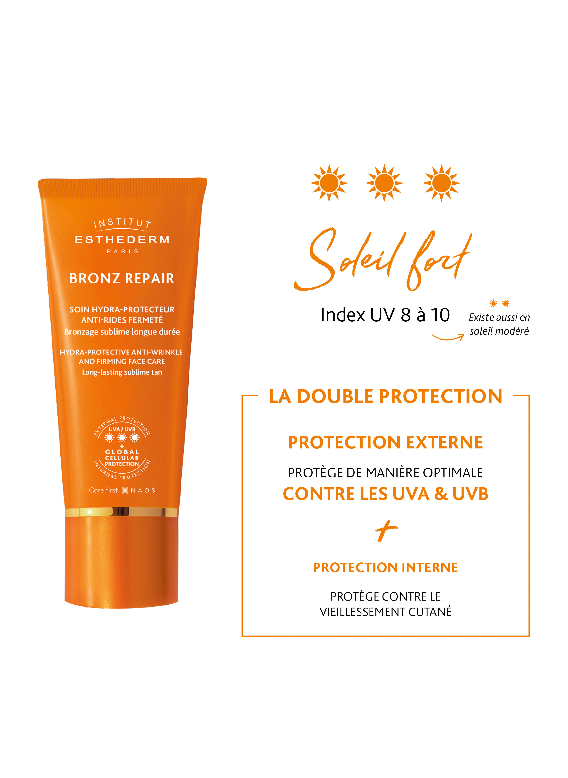 Bronz Repair Strong Sunscreen INSTITUT ESTHEDERM No color