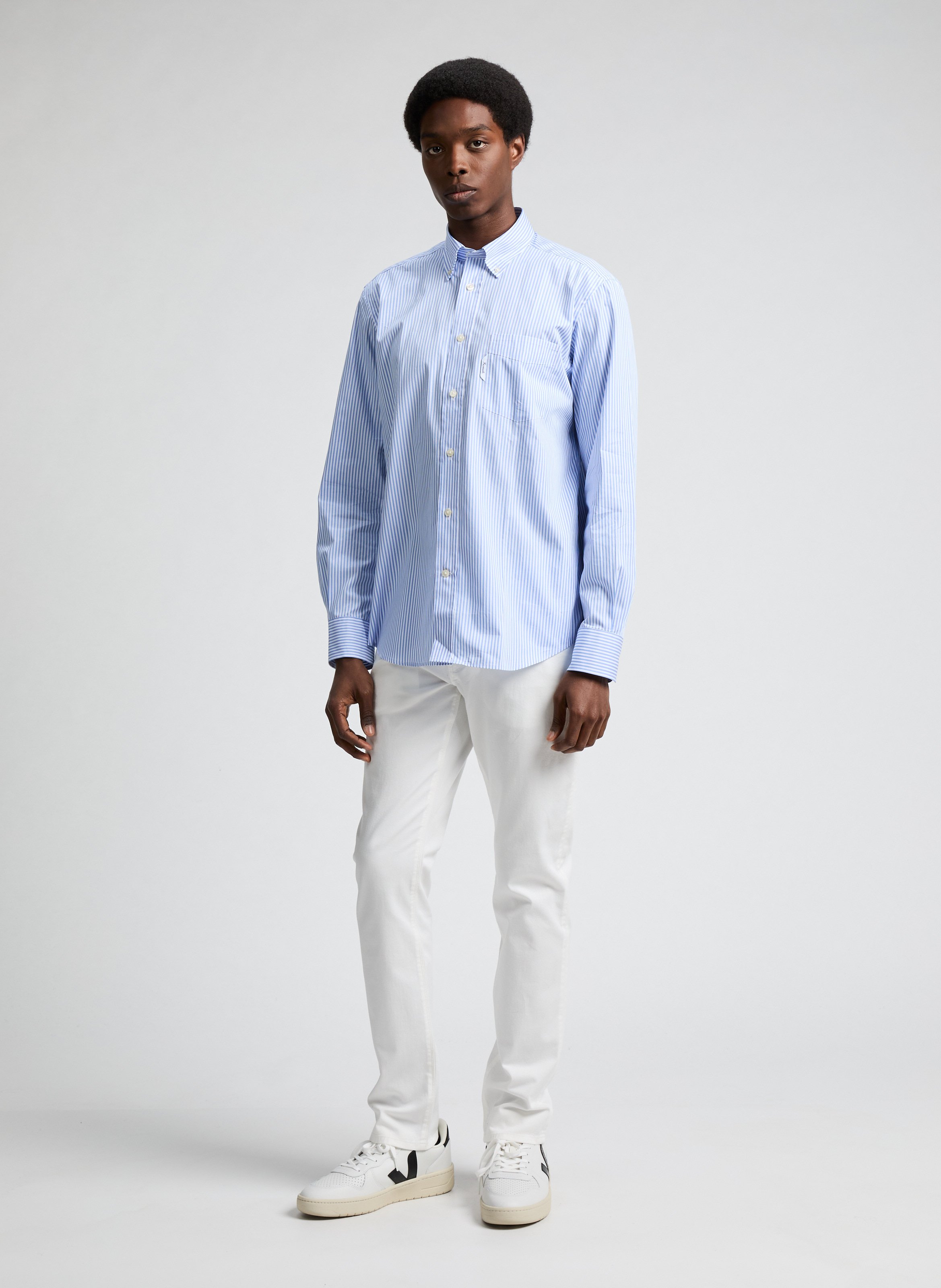 Chemise en coton FACONNABLE Bleu