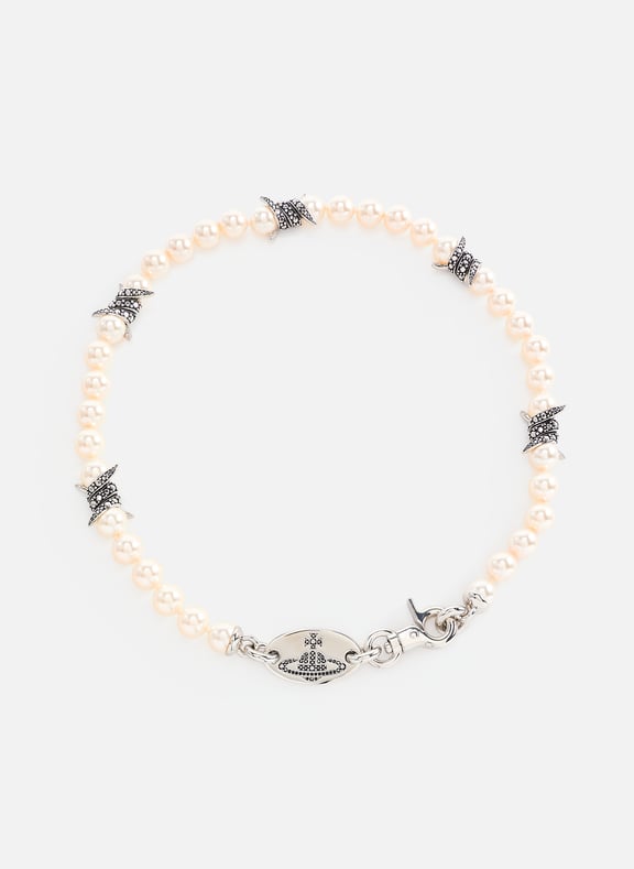 Verena Necklace Silver by VIVIENNE WESTWOOD VIVIENNE WESTWOOD Verena Necklace Silver