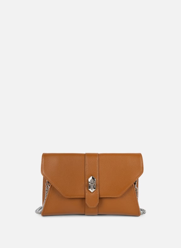 Clutch - Milano Delta Brown by LANCASTER LANCASTER Clutch - Milano Delta Brown