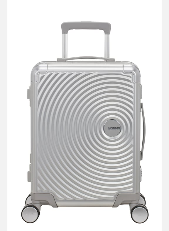 Soundbox alu valise 4 roues taille s Argent by AMERICAN TOURISTER AMERICAN TOURISTER Soundbox alu valise 4 roues taille s Argent