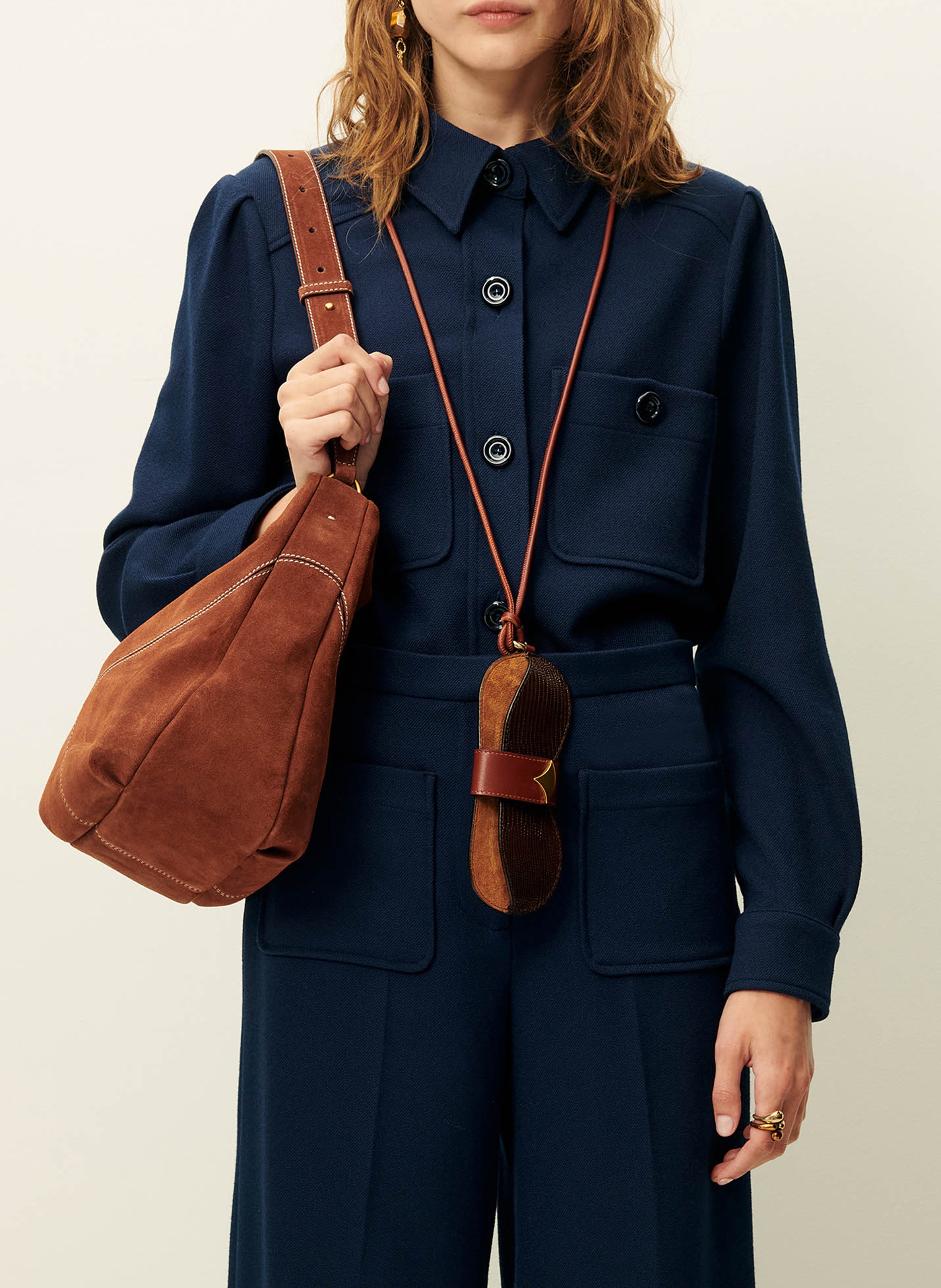 Chemise col classique droite theodore SESSUN Bleu