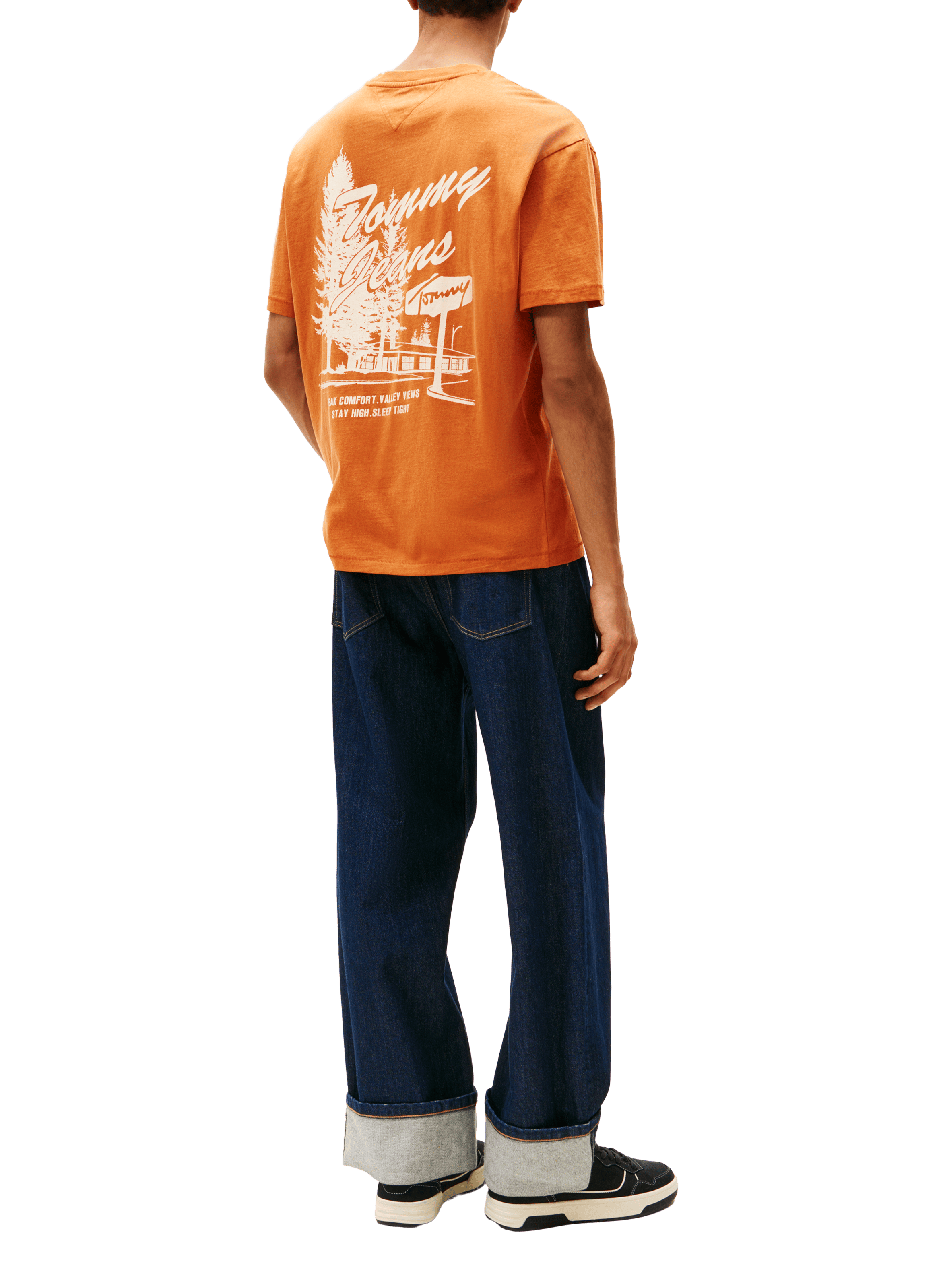 Classic Cotton T-Shirt TOMMY HILFIGER Orange