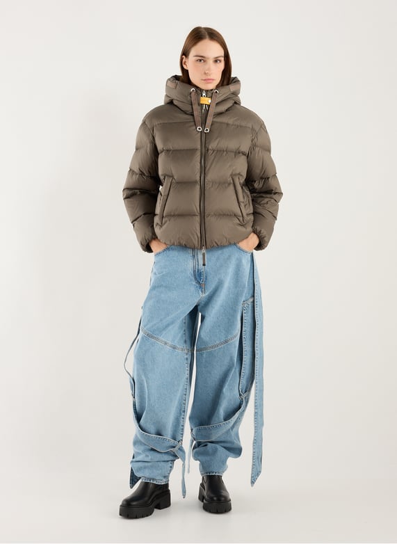 Doudoune Tilly à capuche matelassée | Gris by PARAJUMPERS Doudoune Tilly à capuche matelassée Gris