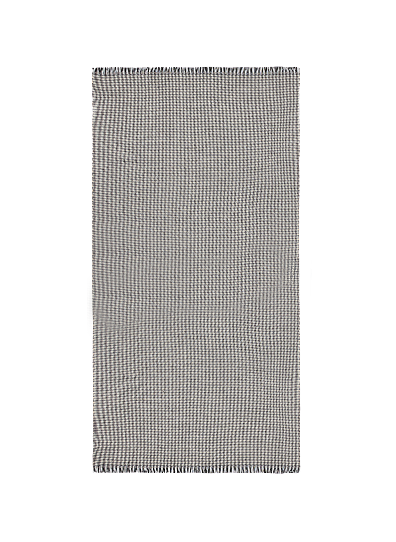 Plaid à motif pied de poule AU PRINTEMPS PARIS Gris