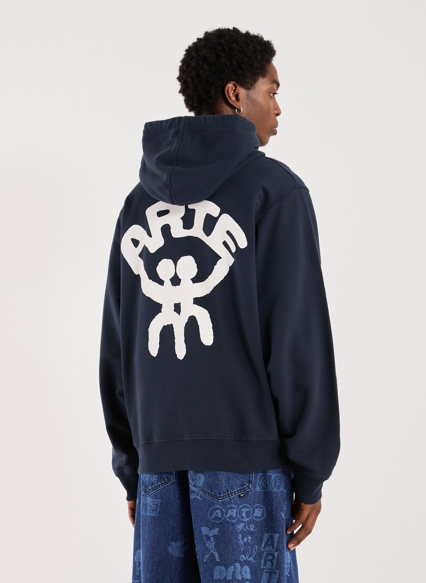 Cotton Hooded Sweatshirt ARTE ANTWERP Blue