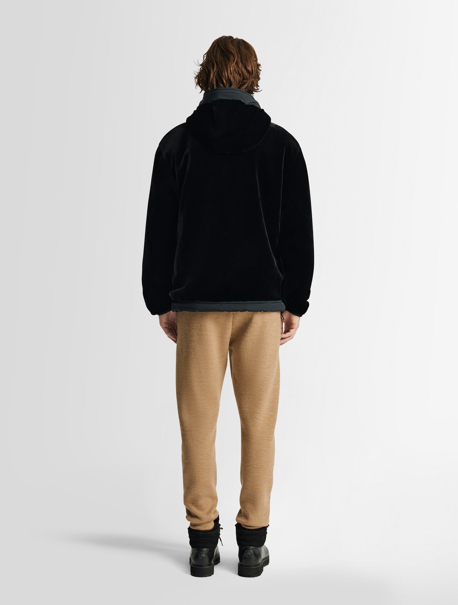 Blouson yalo col capuche coupe ample FUSALP Noir